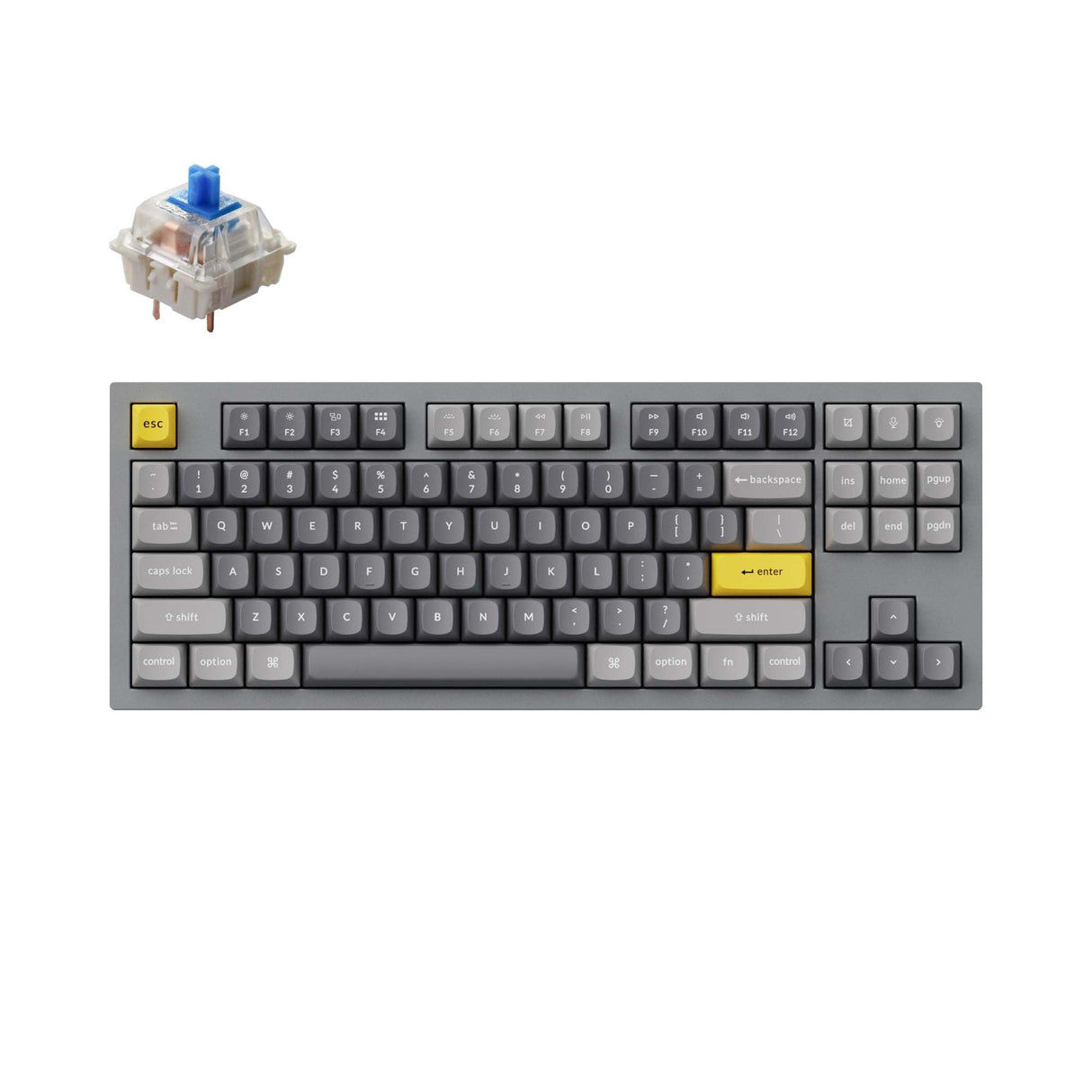 Teclado mecânico personalizado Keychron Q3 QMK