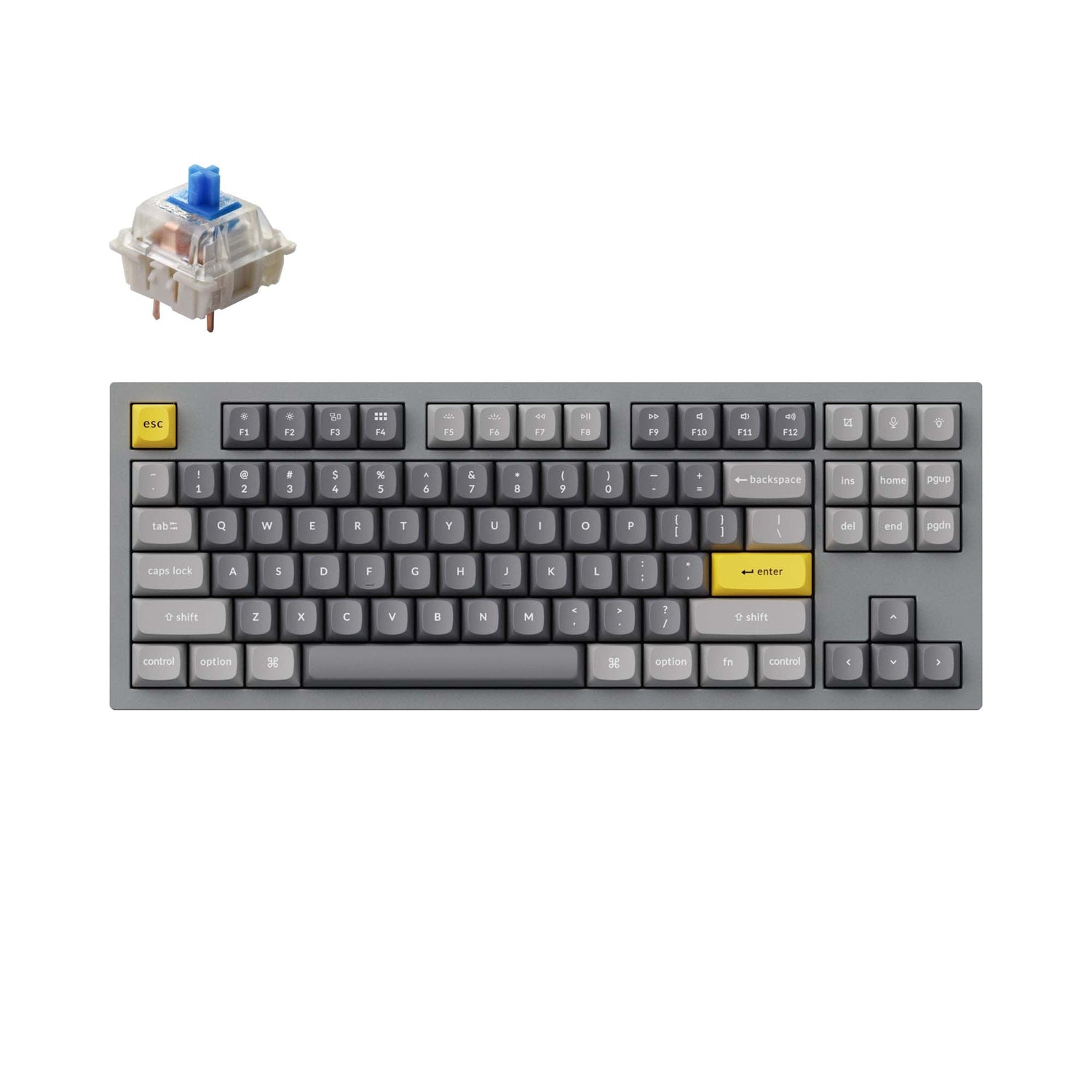 Teclado mecânico personalizado Keychron Q3 QMK