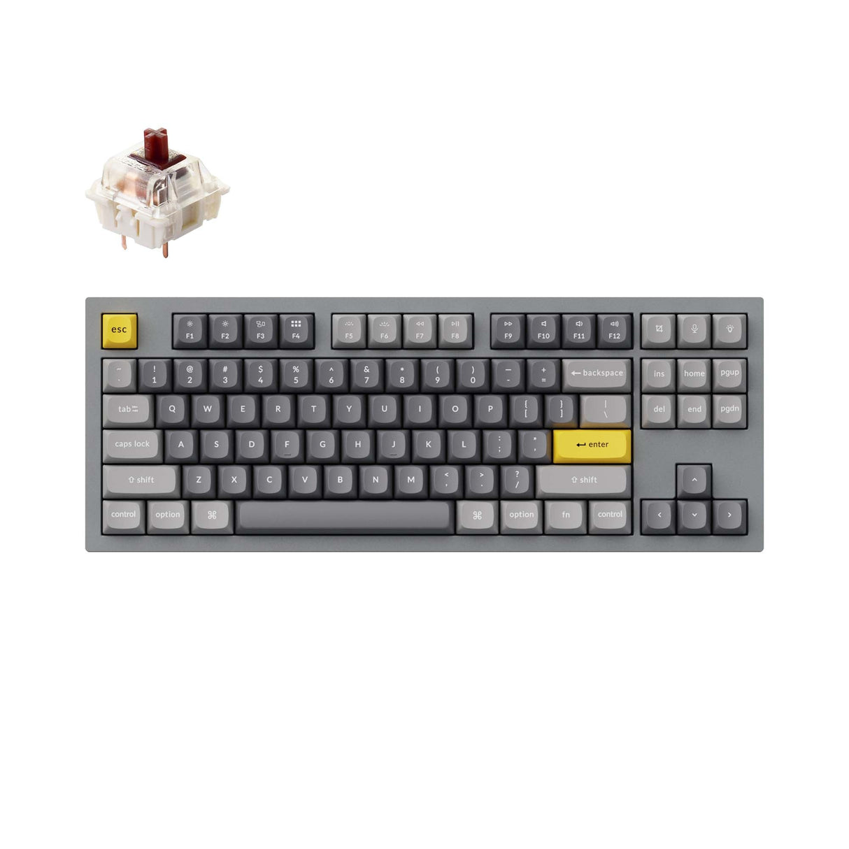 Teclado mecânico personalizado Keychron Q3 QMK