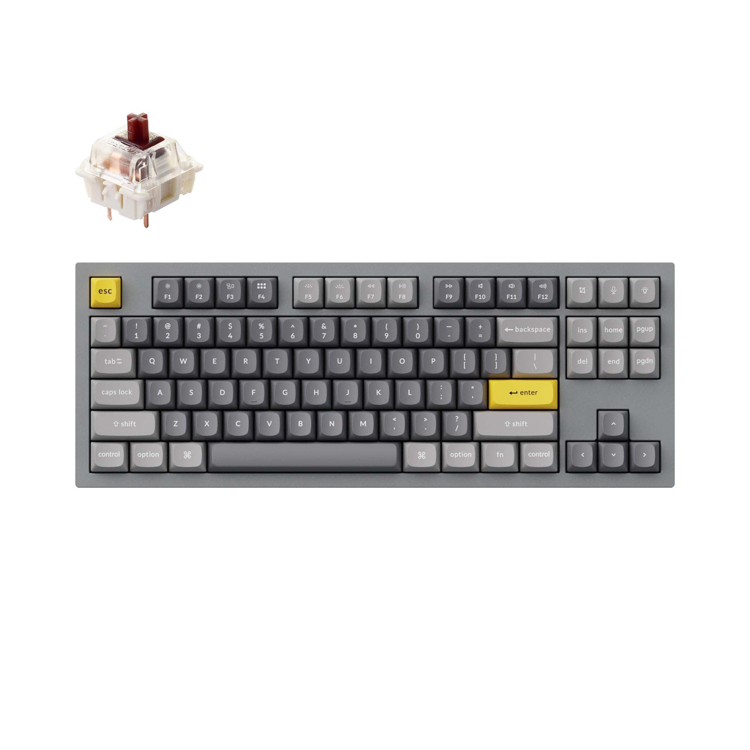 Teclado mecânico personalizado Keychron Q3 QMK