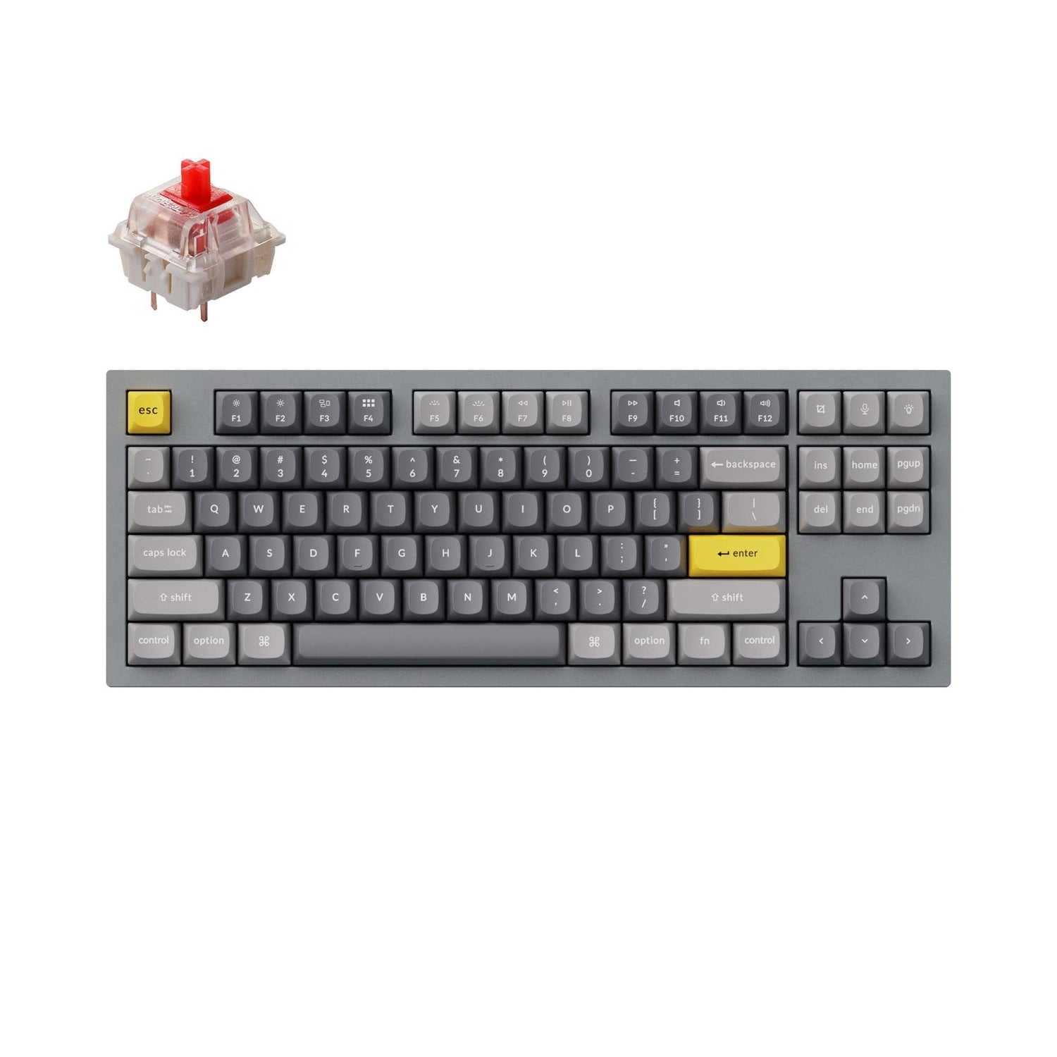 Teclado mecânico personalizado Keychron Q3 QMK