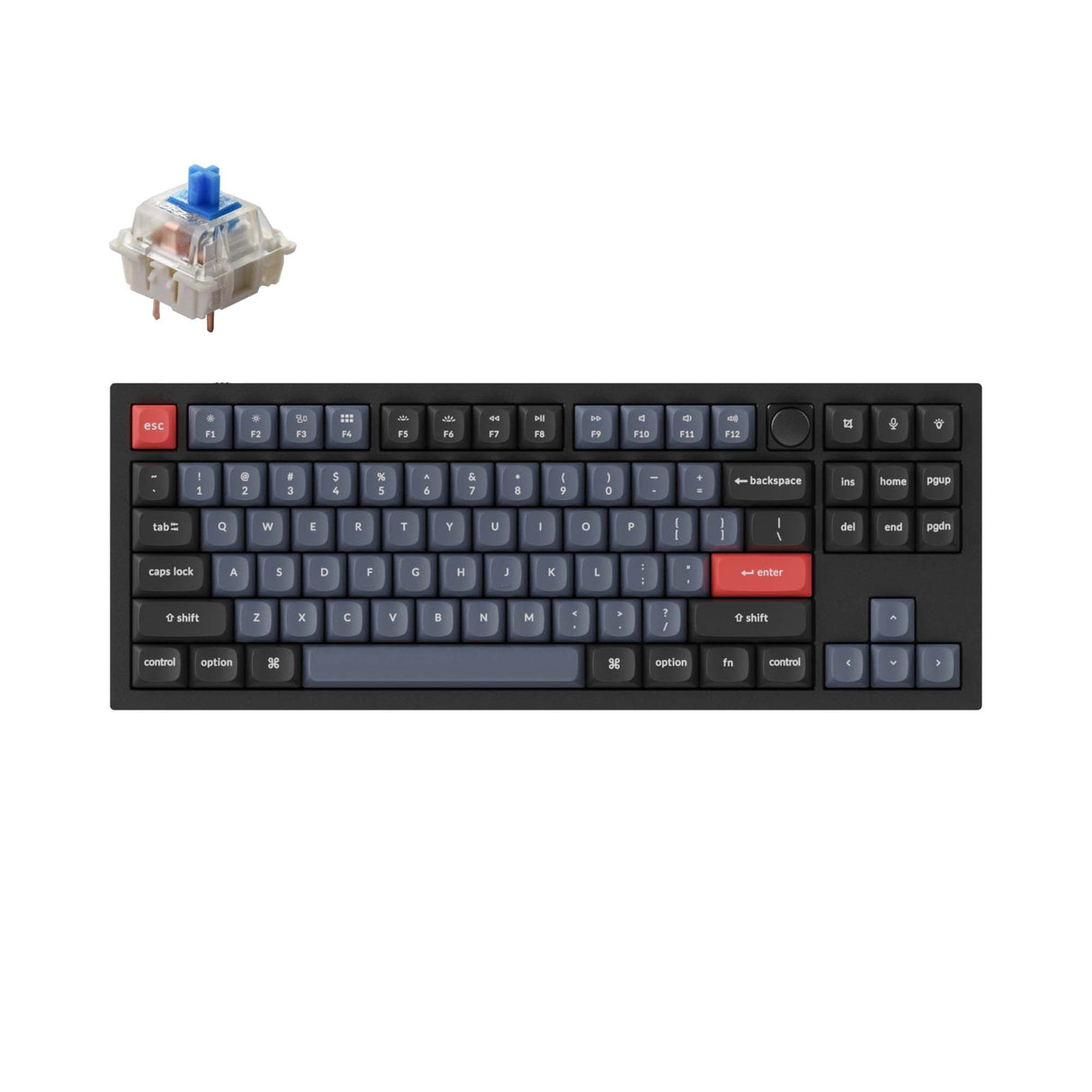 Teclado mecânico personalizado Keychron Q3 QMK