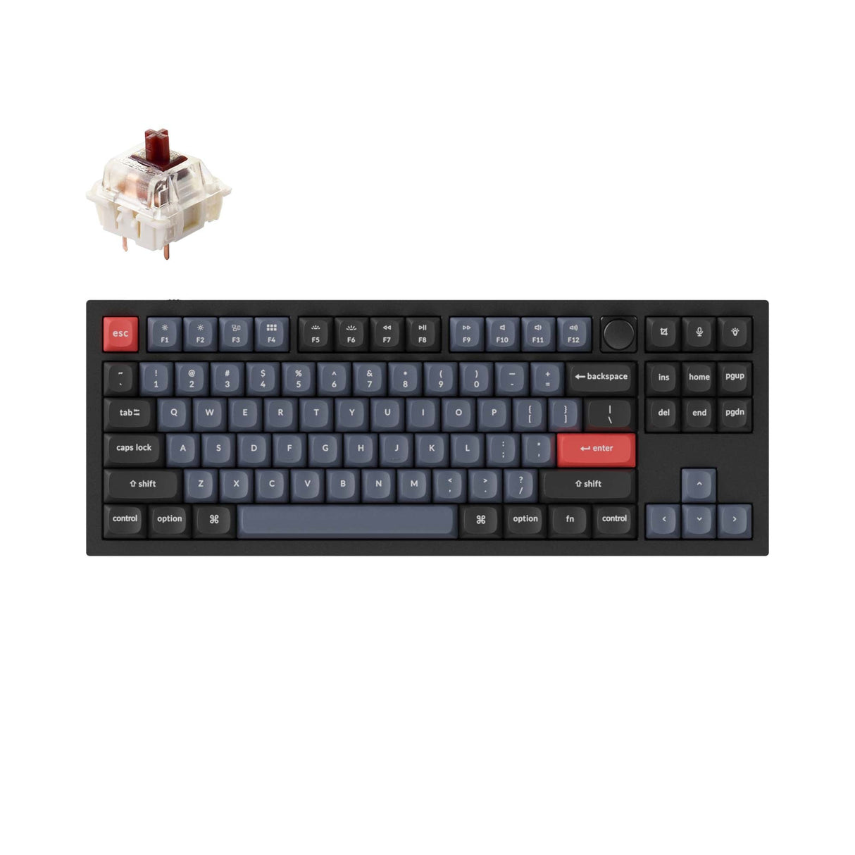 Teclado mecânico personalizado Keychron Q3 QMK
