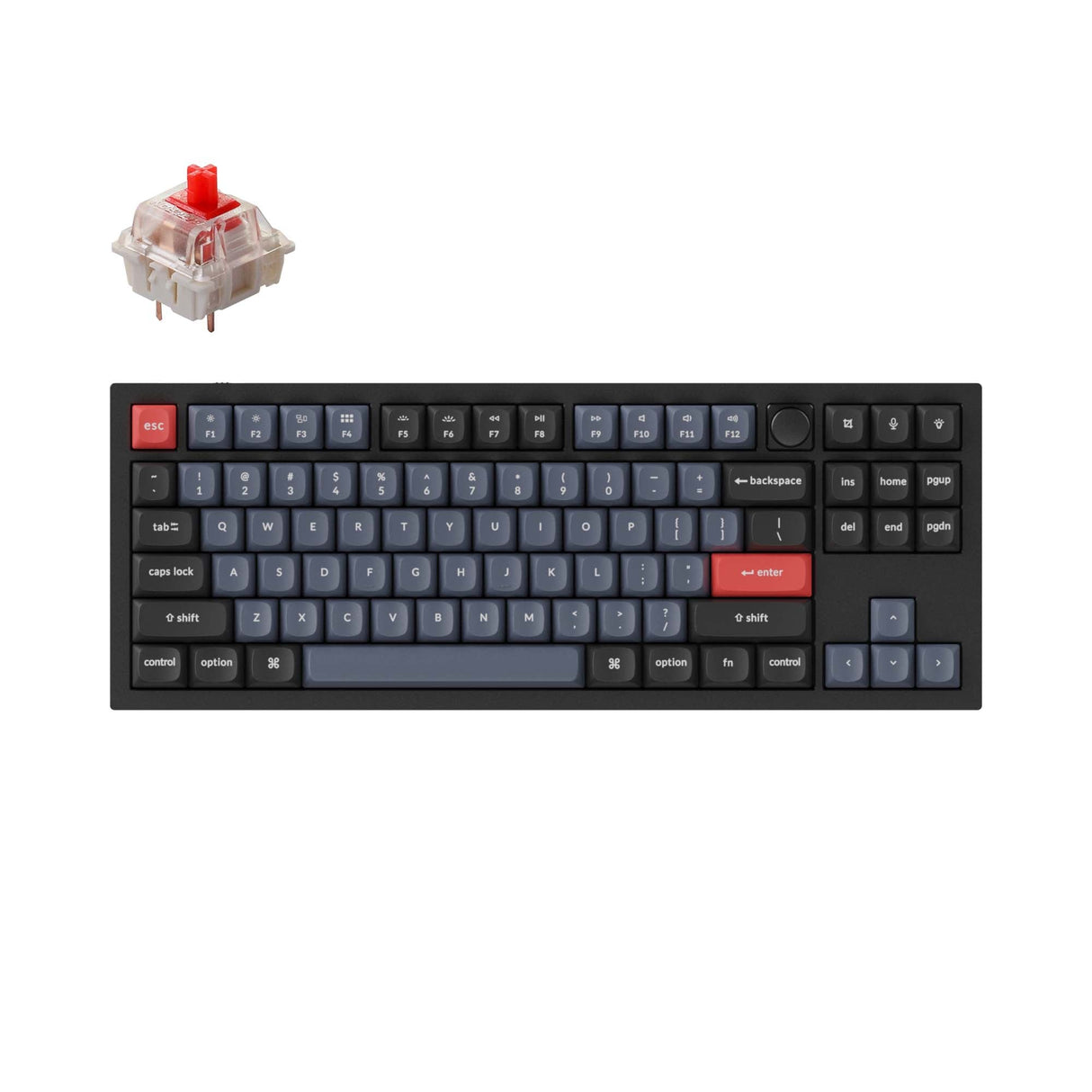 Teclado mecânico personalizado Keychron Q3 QMK