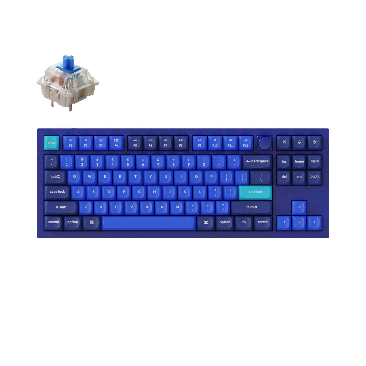 Teclado mecânico personalizado Keychron Q3 QMK