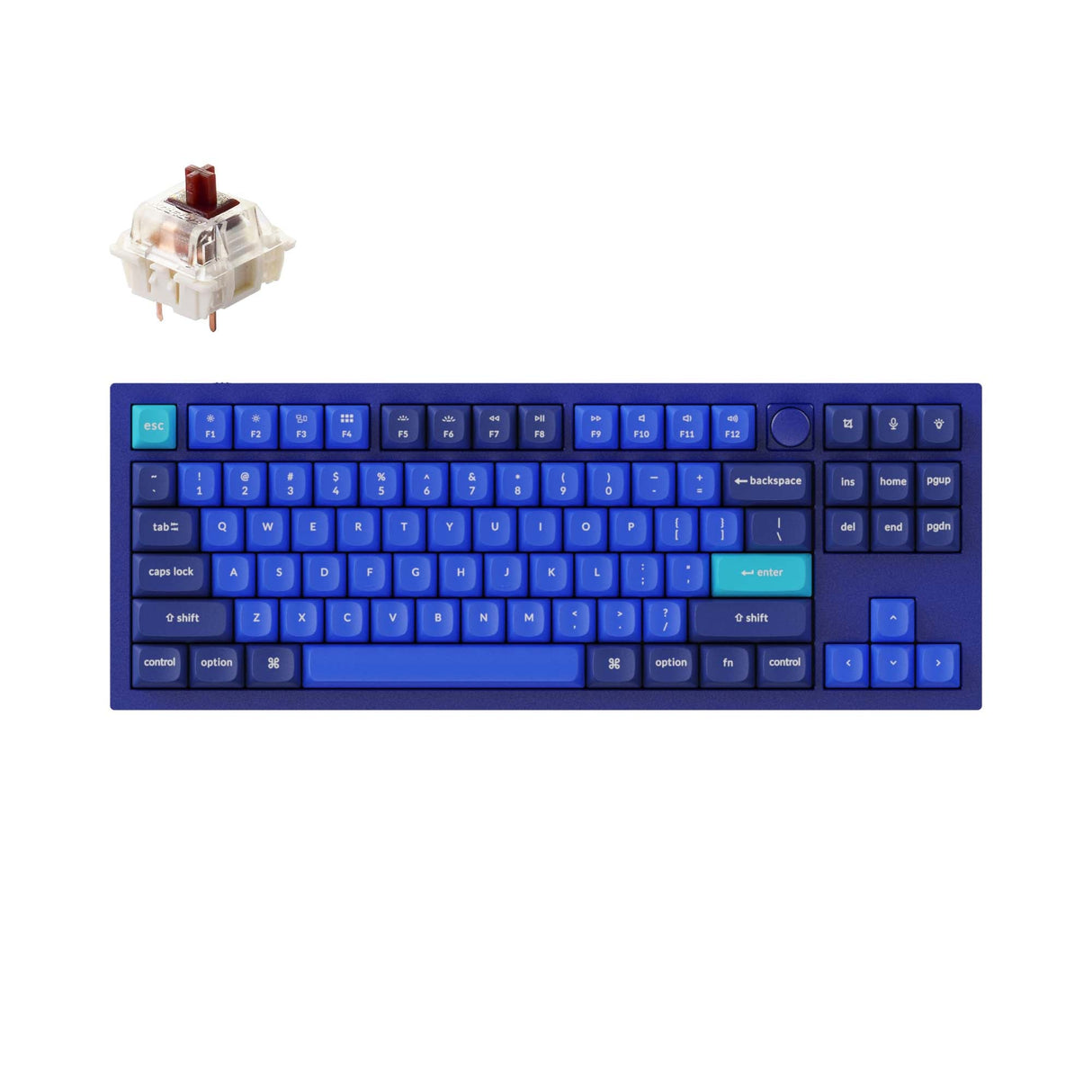 Teclado mecânico personalizado Keychron Q3 QMK