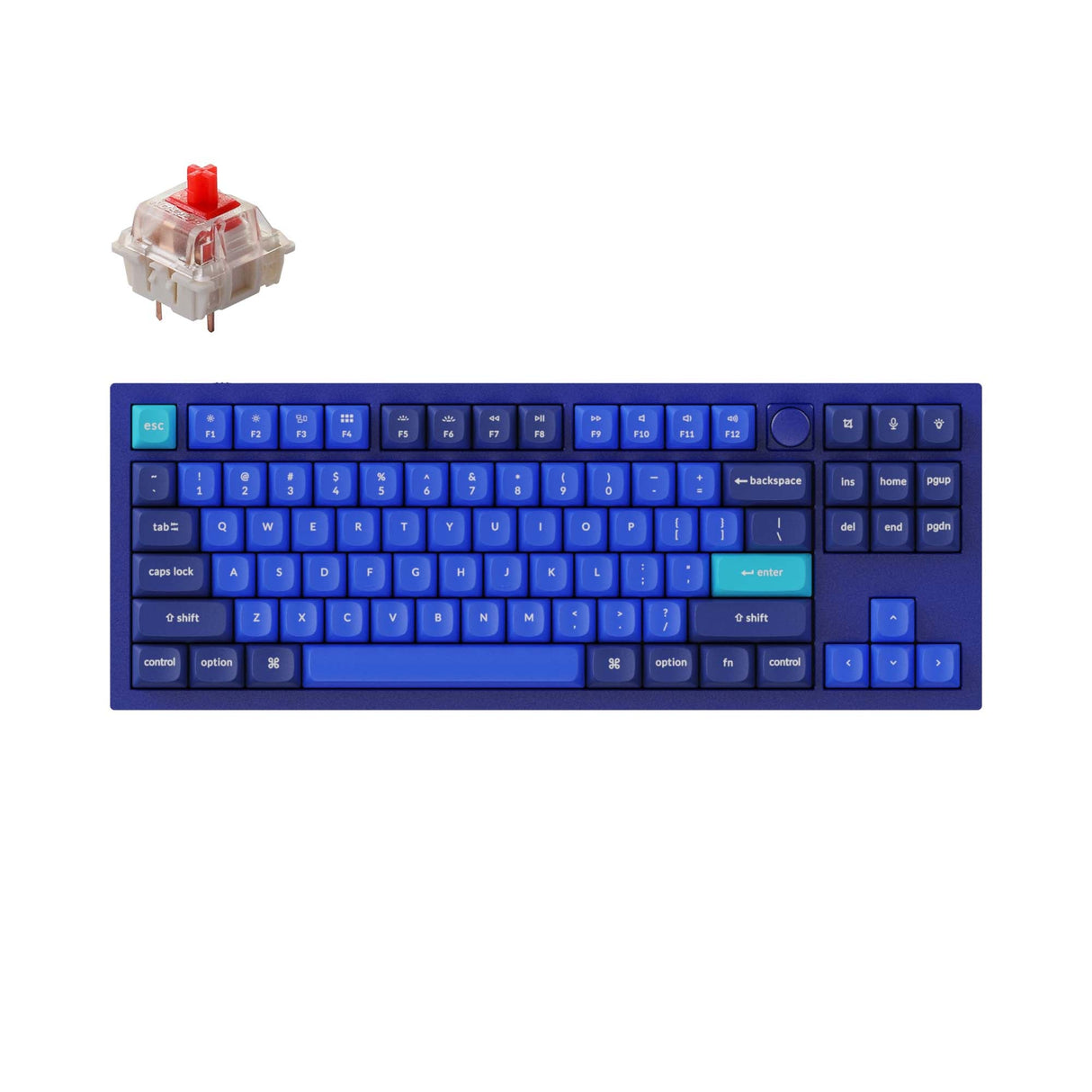 Teclado mecânico personalizado Keychron Q3 QMK