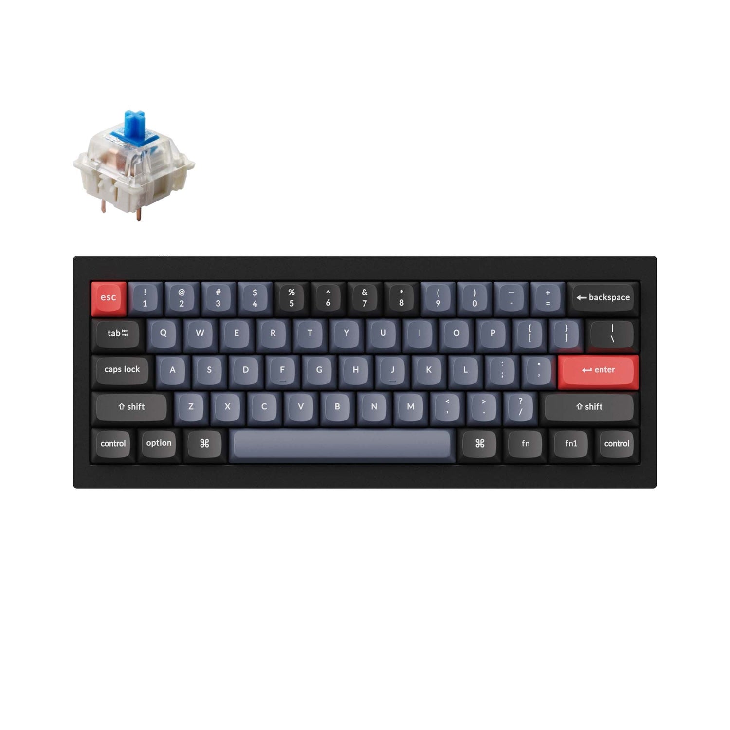 Teclado mecánico personalizado Keychron Q4 QMK (diseño ANSI de EE. UU.)