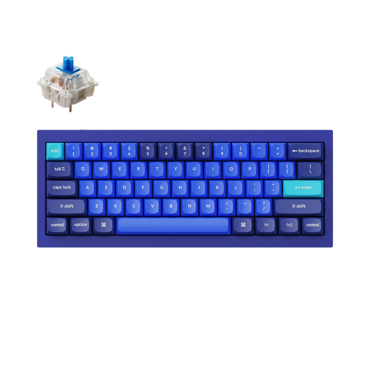 Teclado mecánico personalizado Keychron Q4 QMK (diseño ANSI de EE. UU.)