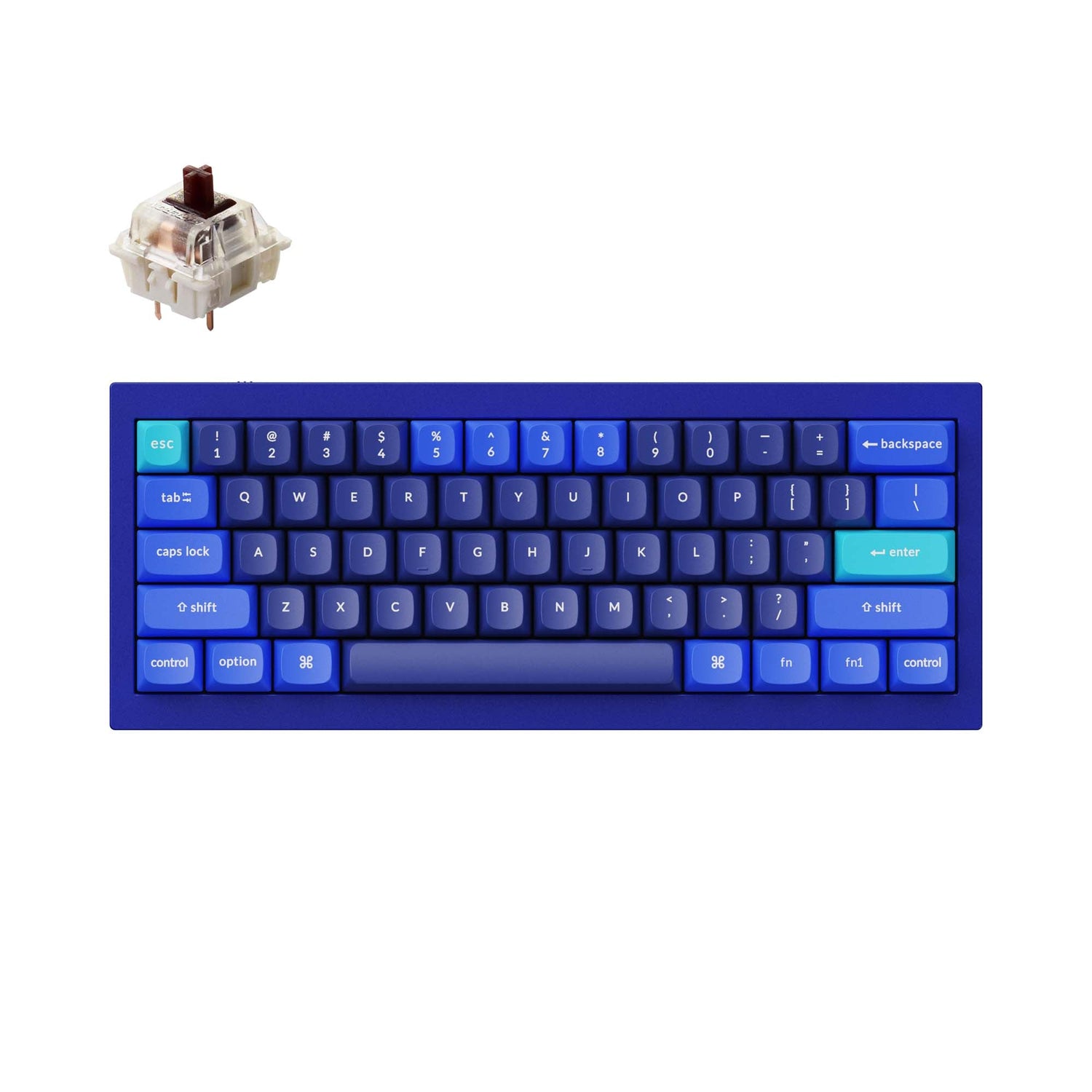 Teclado mecánico personalizado Keychron Q4 QMK (diseño ANSI de EE. UU.)