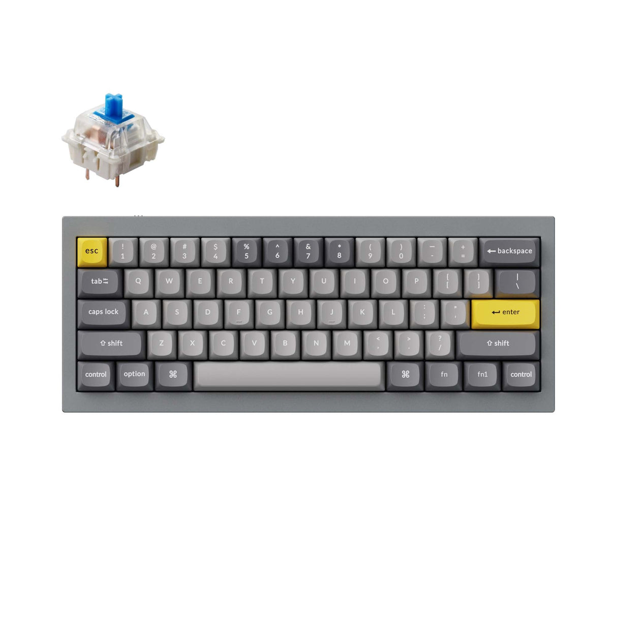 Teclado mecánico personalizado Keychron Q4 QMK (diseño ANSI de EE. UU.)
