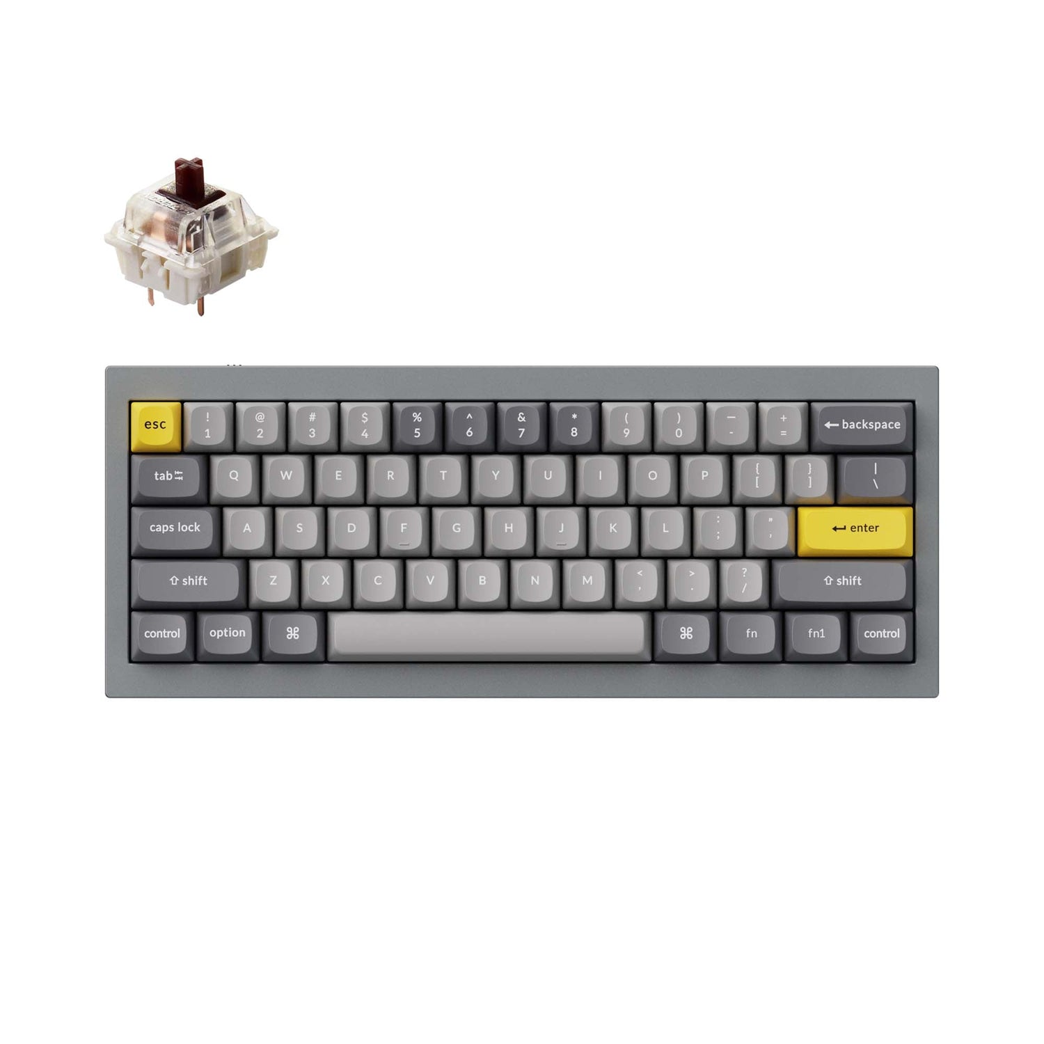 Teclado mecánico personalizado Keychron Q4 QMK (diseño ANSI de EE. UU.)