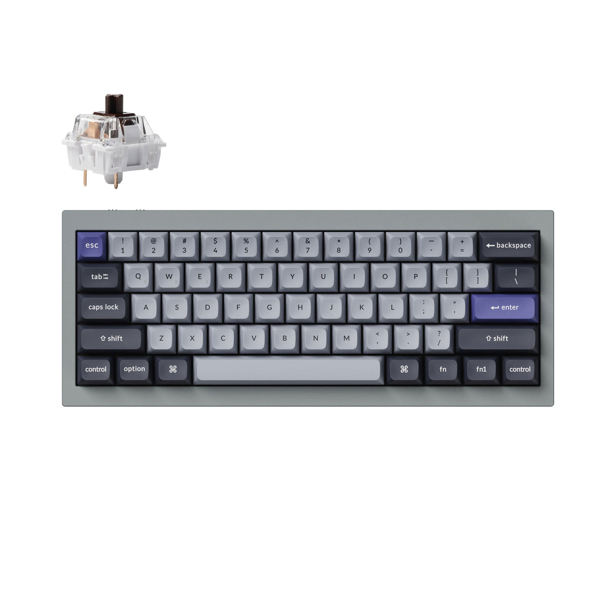 Teclado mecánico personalizado inalámbrico Keychron Q4 Pro QMK/VIA - Diseño ANSI