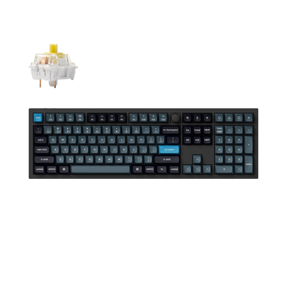 Teclado mecânico personalizado sem fio Keychron Q6 Pro QMK/VIA