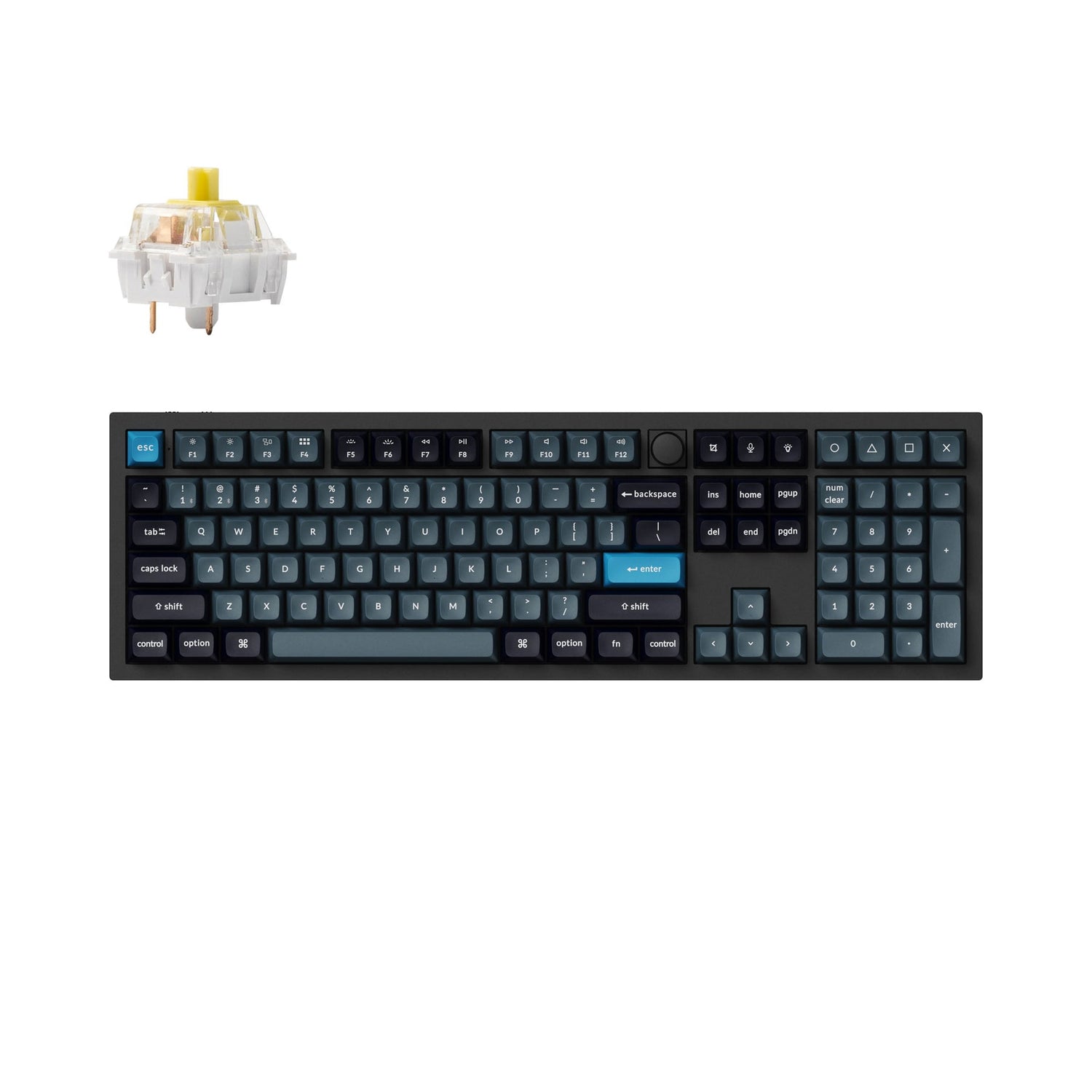 Teclado mecânico personalizado sem fio Keychron Q6 Pro QMK/VIA