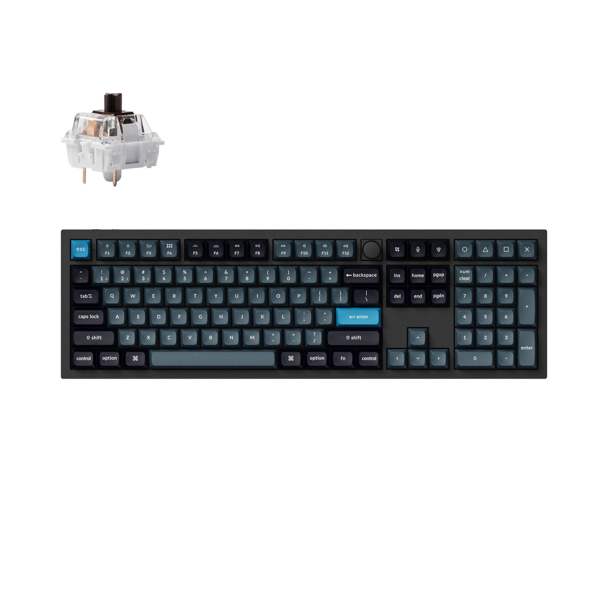 Teclado mecânico personalizado sem fio Keychron Q6 Pro QMK/VIA