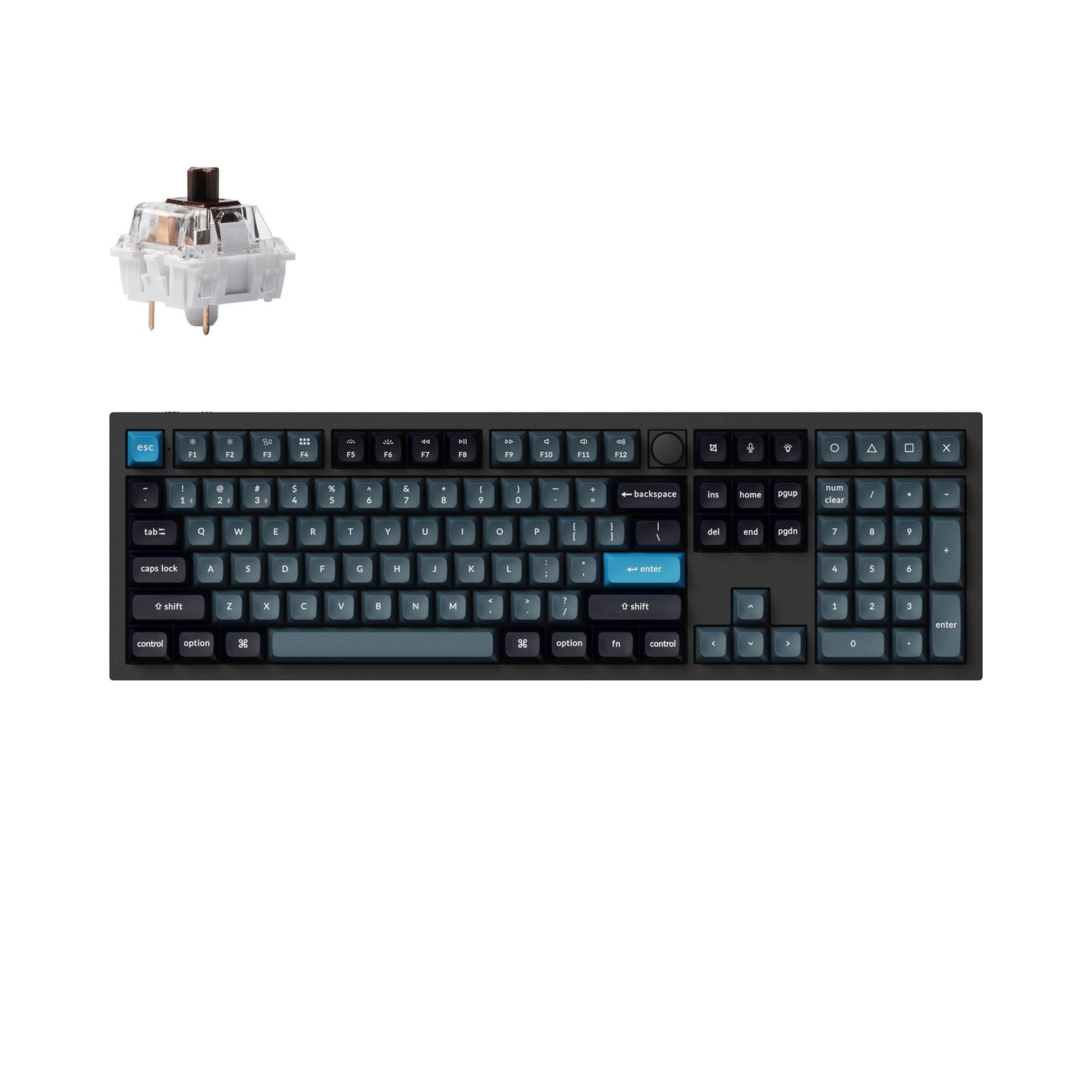 Teclado mecânico personalizado sem fio Keychron Q6 Pro QMK/VIA
