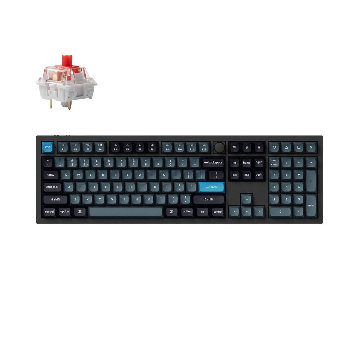 Teclado mecânico personalizado sem fio Keychron Q6 Pro QMK/VIA