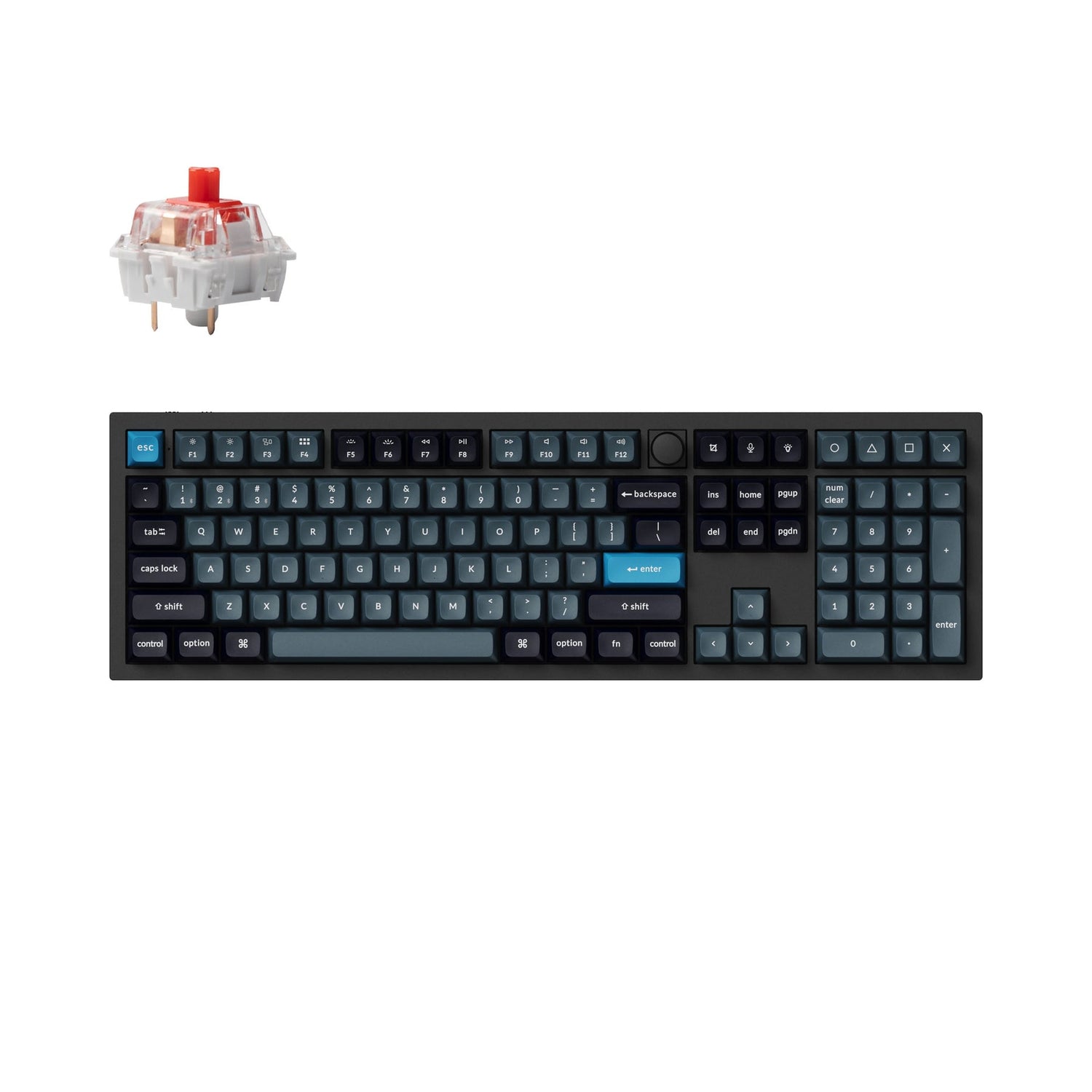 Teclado mecânico personalizado sem fio Keychron Q6 Pro QMK/VIA