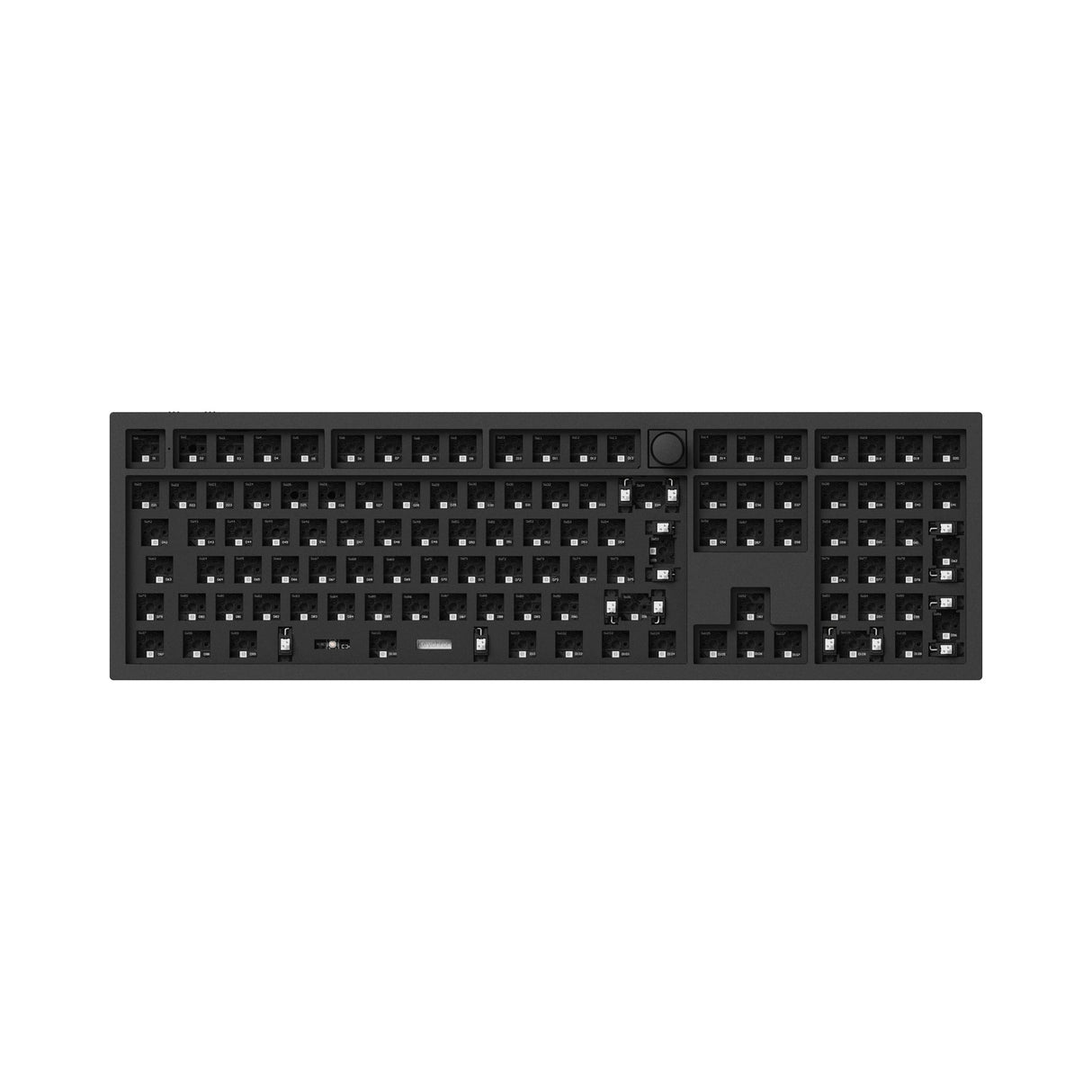 Keychron q6 pro qmk/via coleção de layout iso de teclado mecânico personalizado sem fio