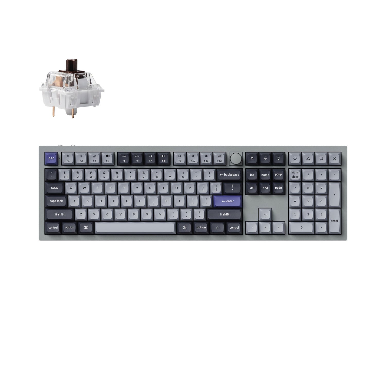 Teclado mecânico personalizado sem fio Keychron Q6 Pro QMK/VIA