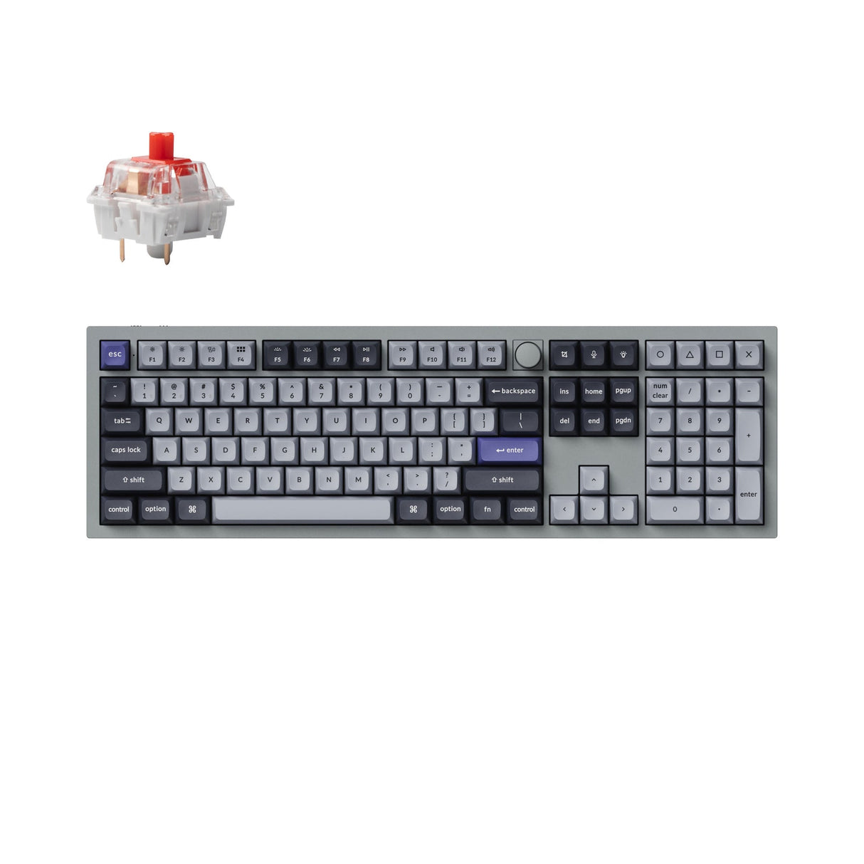 Teclado mecânico personalizado sem fio Keychron Q6 Pro QMK/VIA