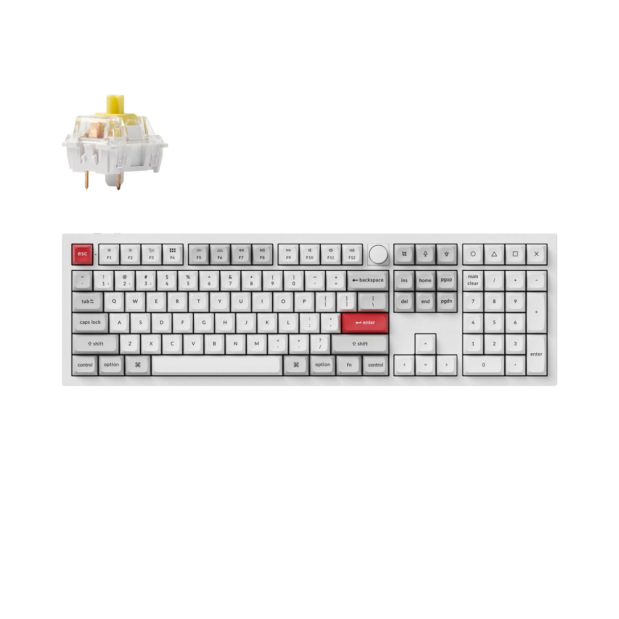 Teclado mecânico personalizado sem fio Keychron Q6 Pro QMK/VIA
