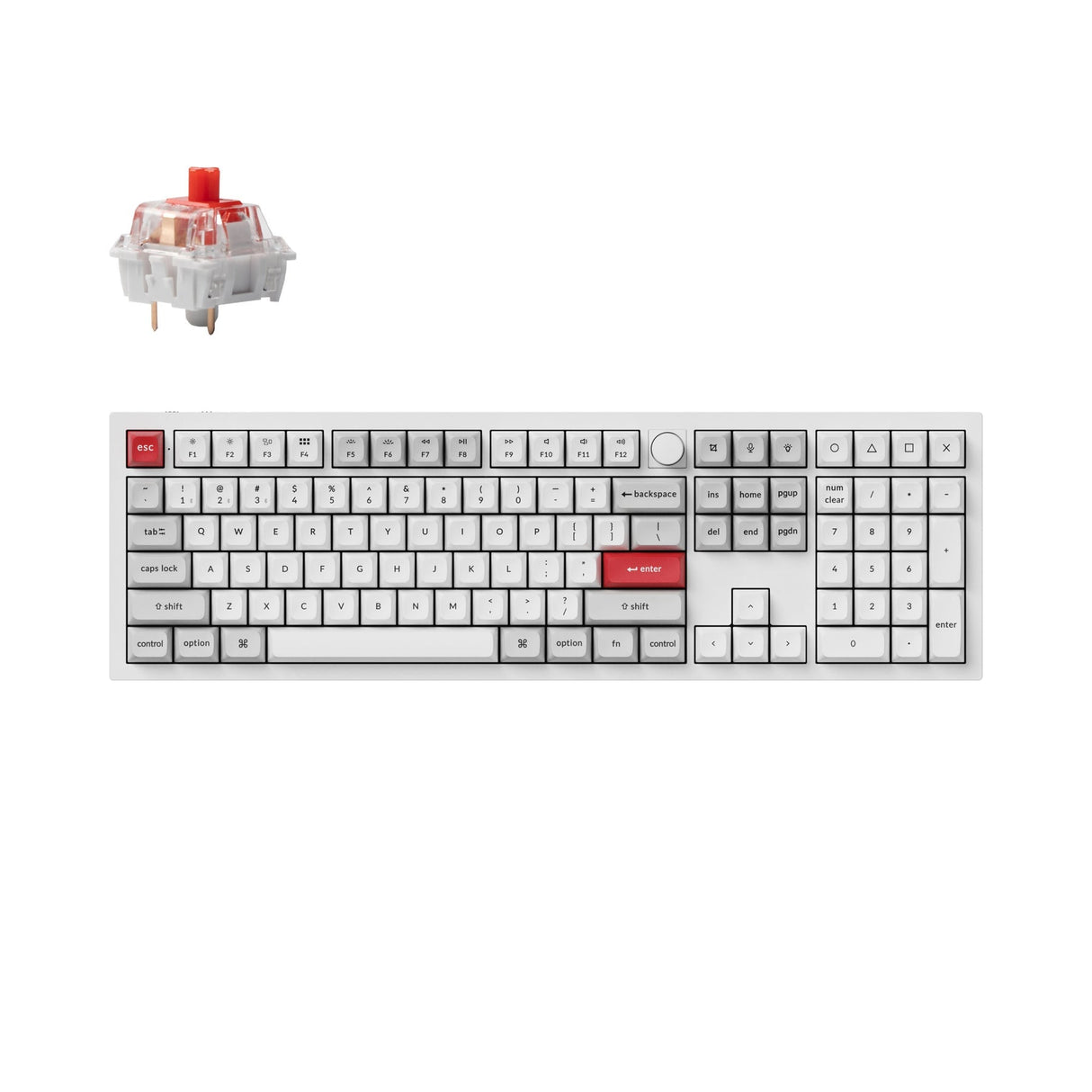 Teclado mecânico personalizado sem fio Keychron Q6 Pro QMK/VIA
