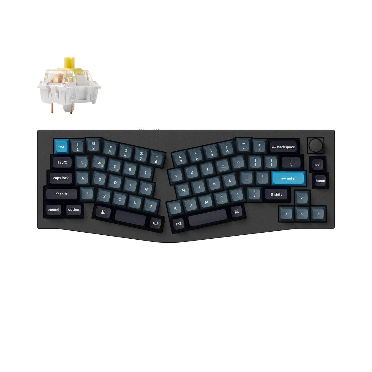 Keychron Q8 Pro (Alice Layout) Teclado mecânico personalizado sem fio QMK/VIA