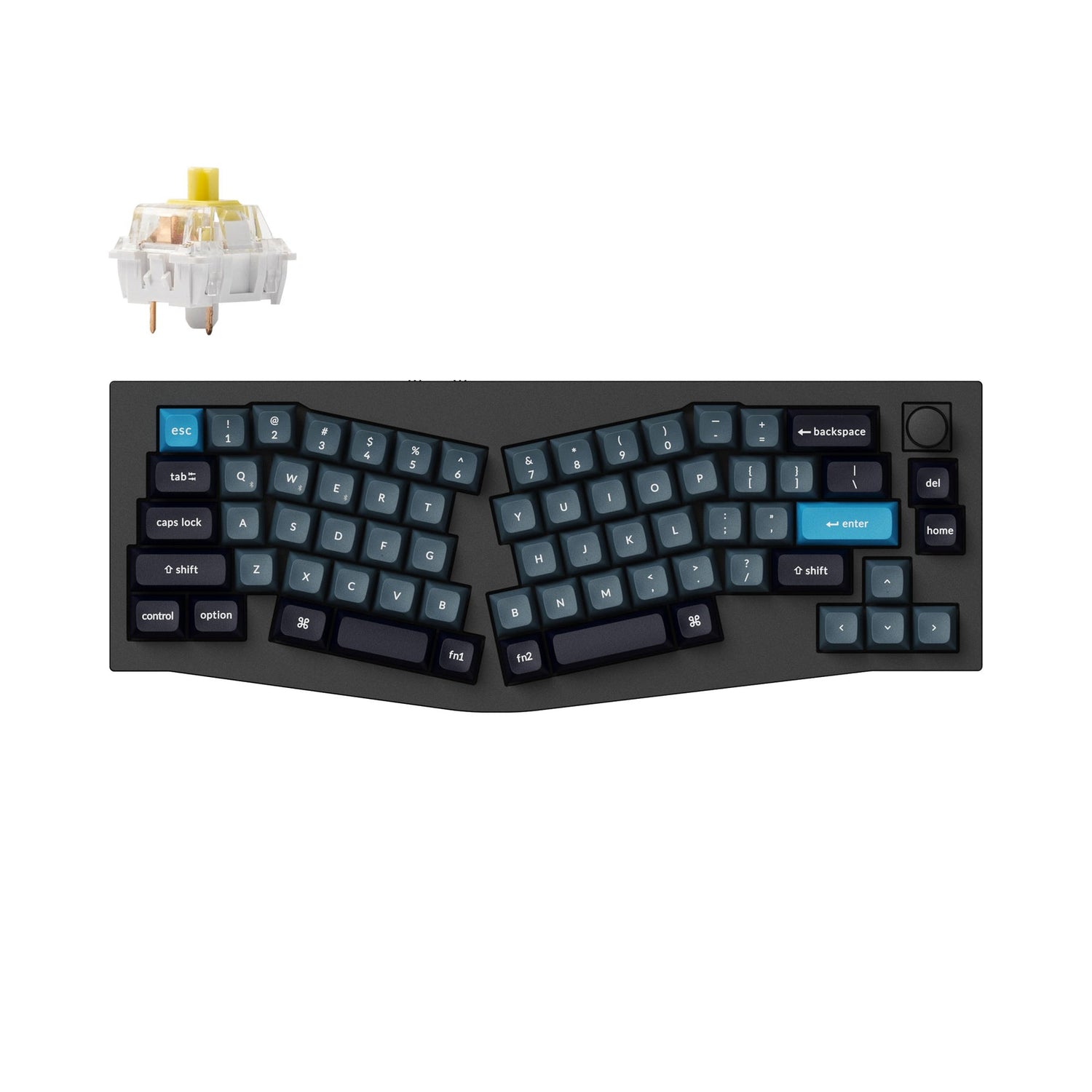 Keychron Q8 Pro (Alice Layout) Teclado mecânico personalizado sem fio QMK/VIA