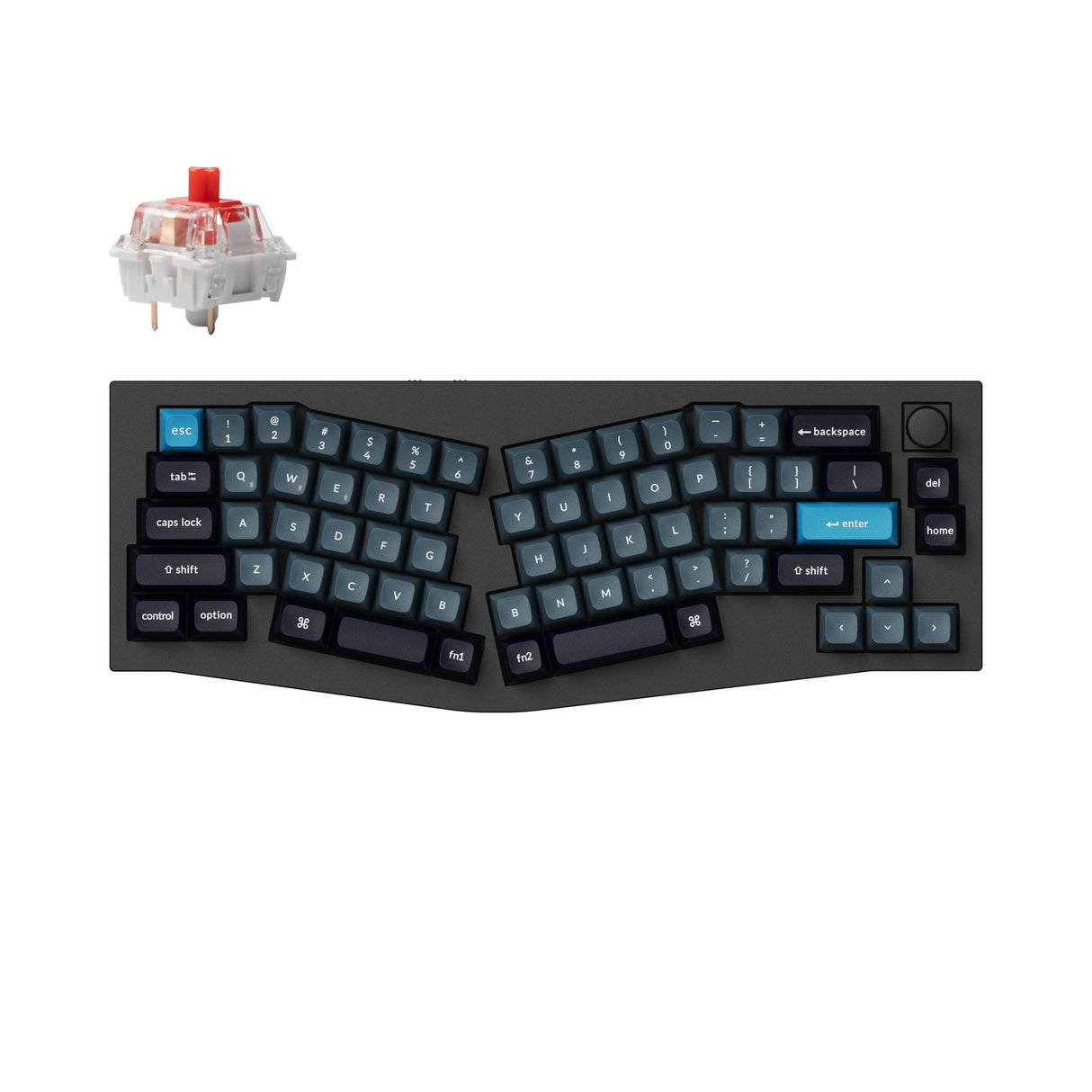 Keychron Q8 Pro (Alice Layout) Teclado mecânico personalizado sem fio QMK/VIA