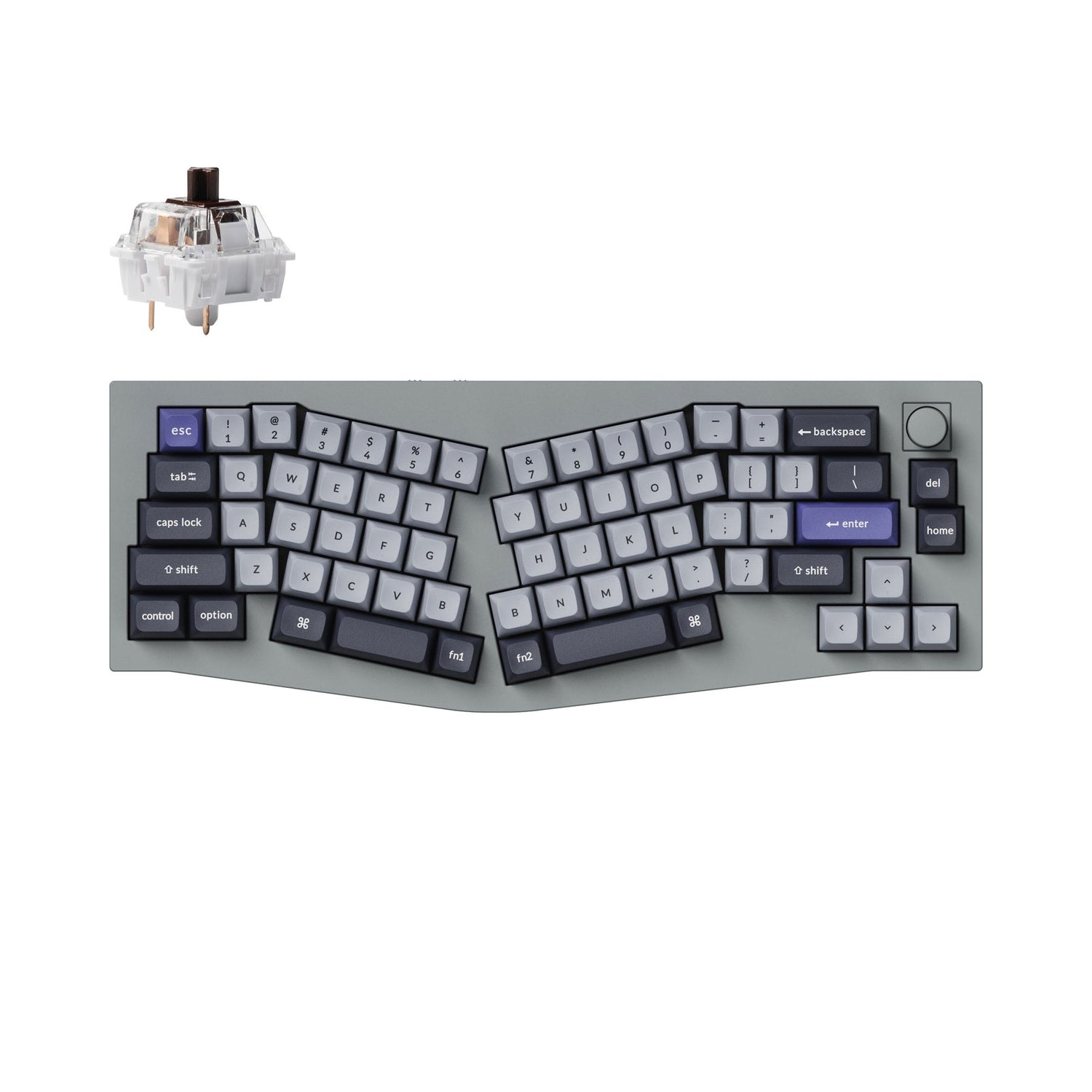 Keychron Q8 Pro (Alice Layout) Teclado mecânico personalizado sem fio QMK/VIA