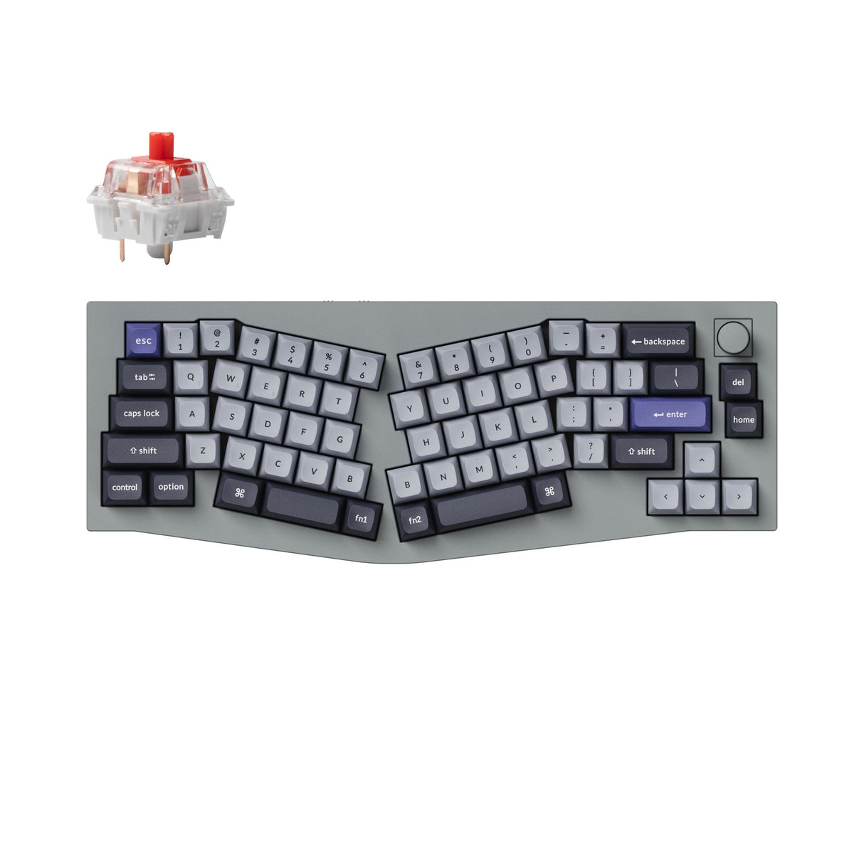 Keychron Q8 Pro (Alice Layout) Teclado mecânico personalizado sem fio QMK/VIA