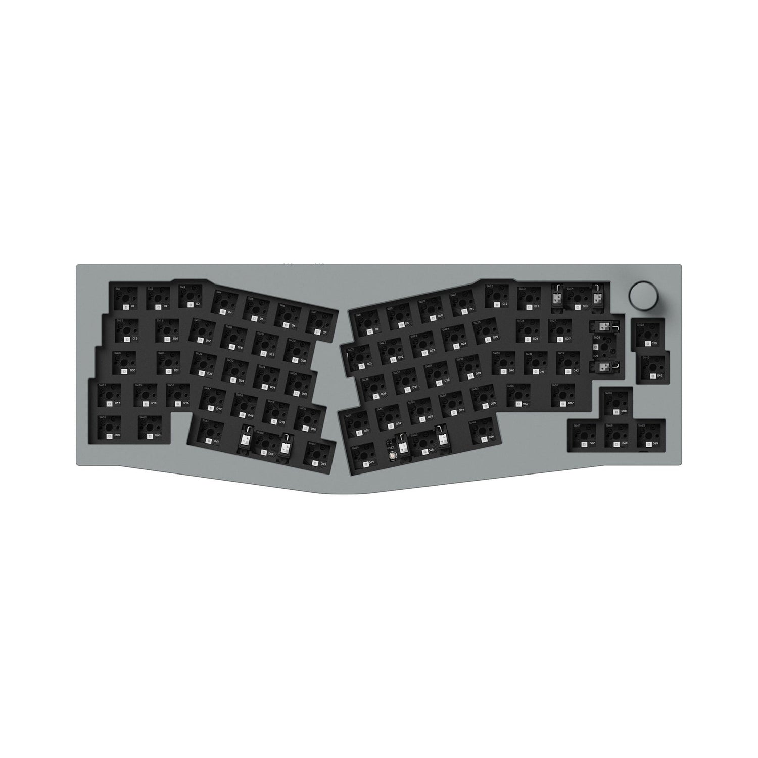 Keychron Q8 Pro (Alice Layout) Teclado mecânico personalizado sem fio QMK/VIA