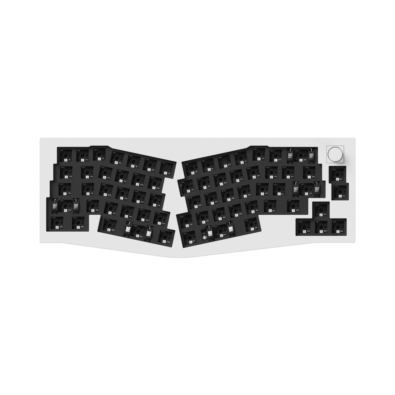 Keychron Q8 Pro (Alice Layout) Teclado mecânico personalizado sem fio QMK/VIA