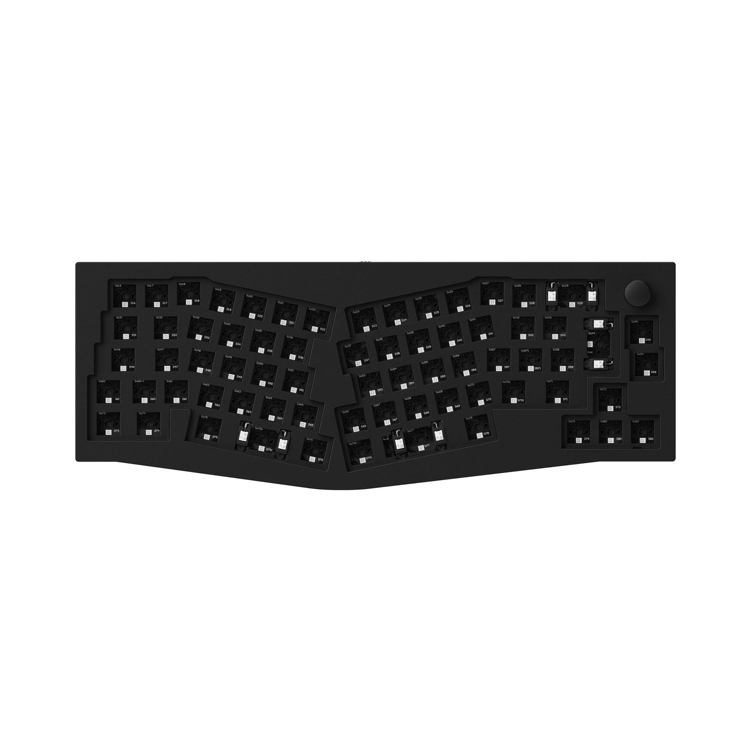 Keychron Q8 (Alice Layout) Colección de diseño ISO de teclado mecánico personalizado QMK