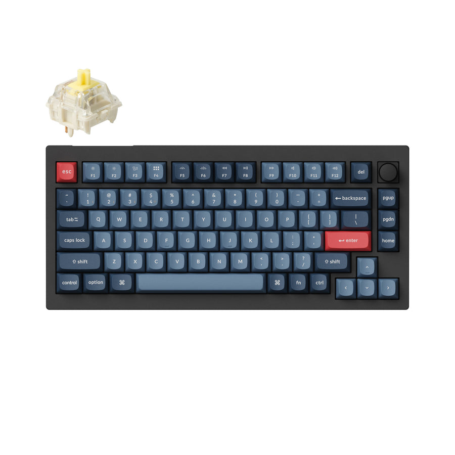 Teclado mecánico personalizado inalámbrico Keychron V1 Max QMK/VIA