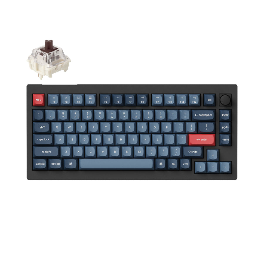Teclado mecánico personalizado inalámbrico Keychron V1 Max QMK/VIA