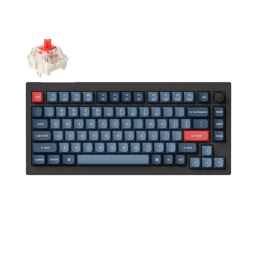 Teclado mecánico personalizado inalámbrico Keychron V1 Max QMK/VIA