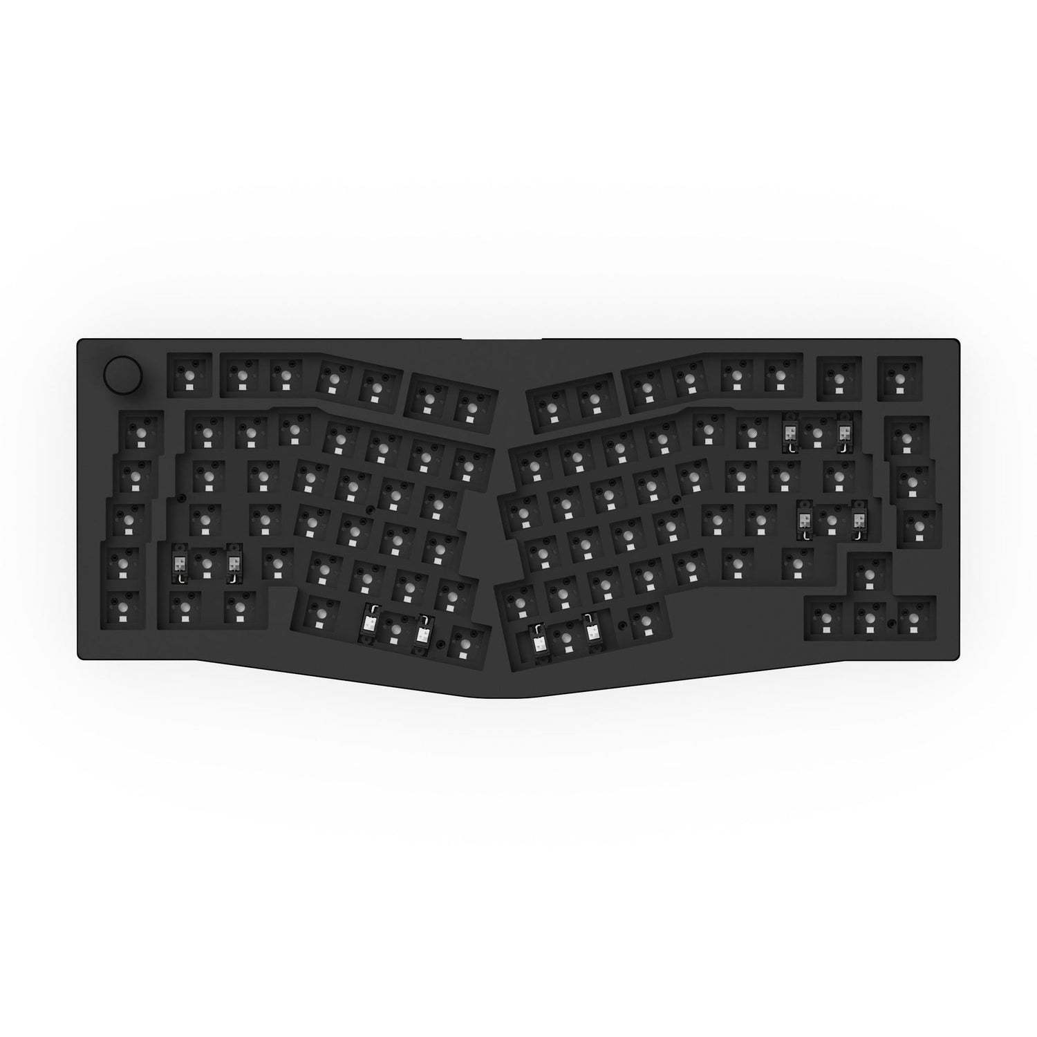 Keychron V10 (Alice Layout) Teclado mecânico personalizado QMK (Layout ANSI dos EUA)
