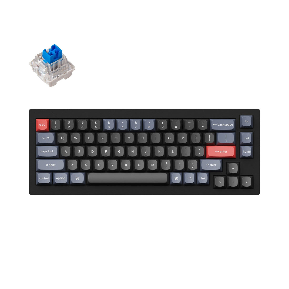 Teclado mecânico personalizado Keychron V2 QMK (layout ANSI dos EUA)