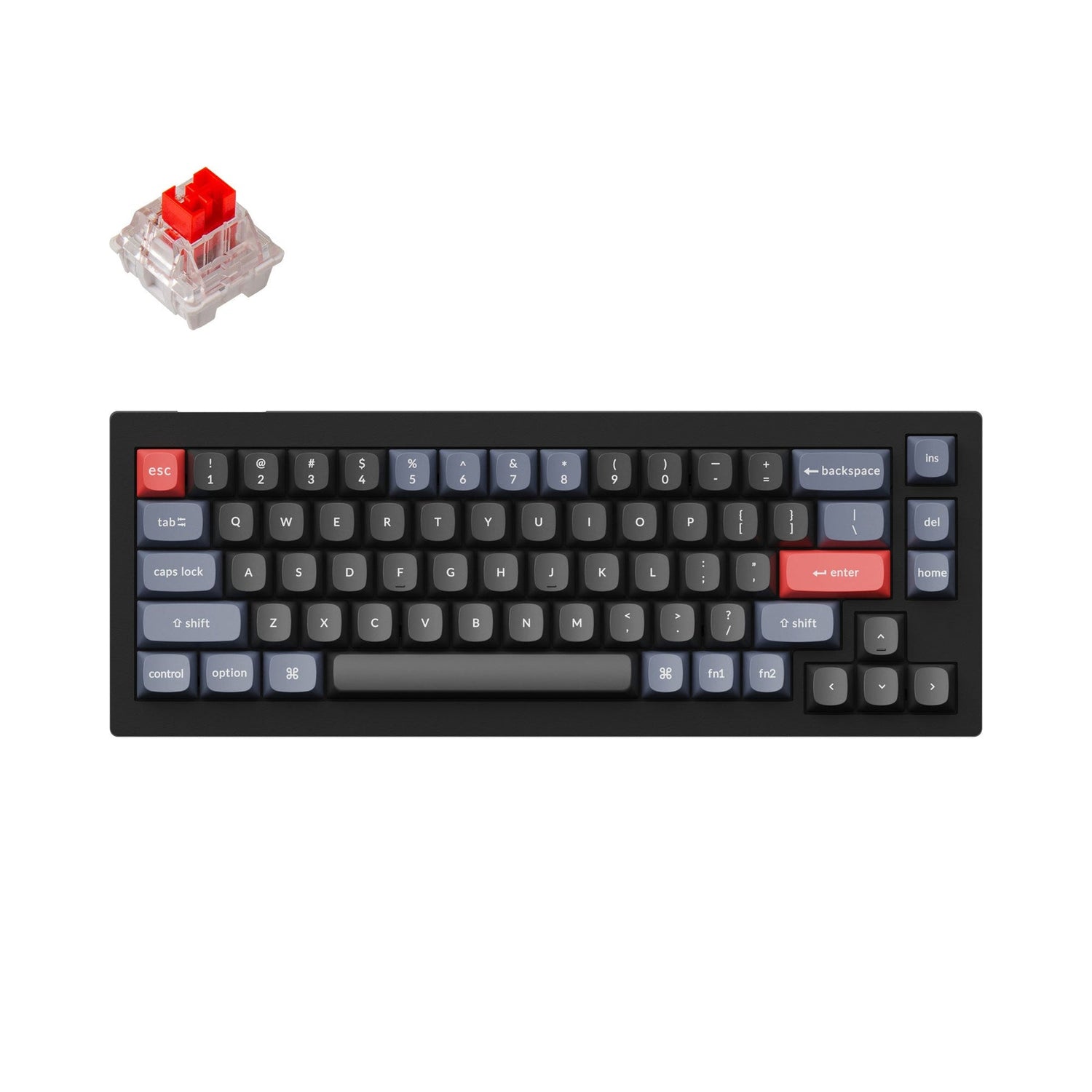Teclado mecânico personalizado Keychron V2 QMK (layout ANSI dos EUA)