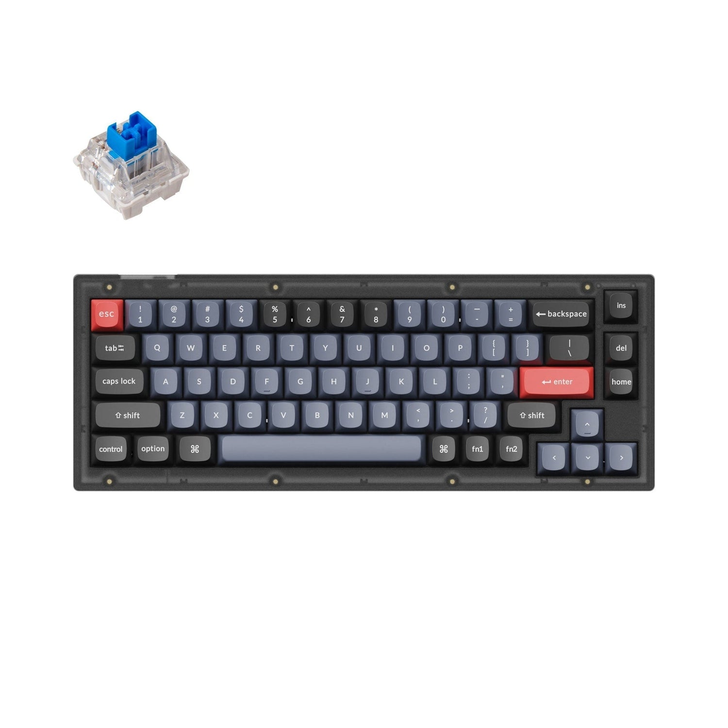 Teclado mecânico personalizado Keychron V2 QMK (layout ANSI dos EUA)