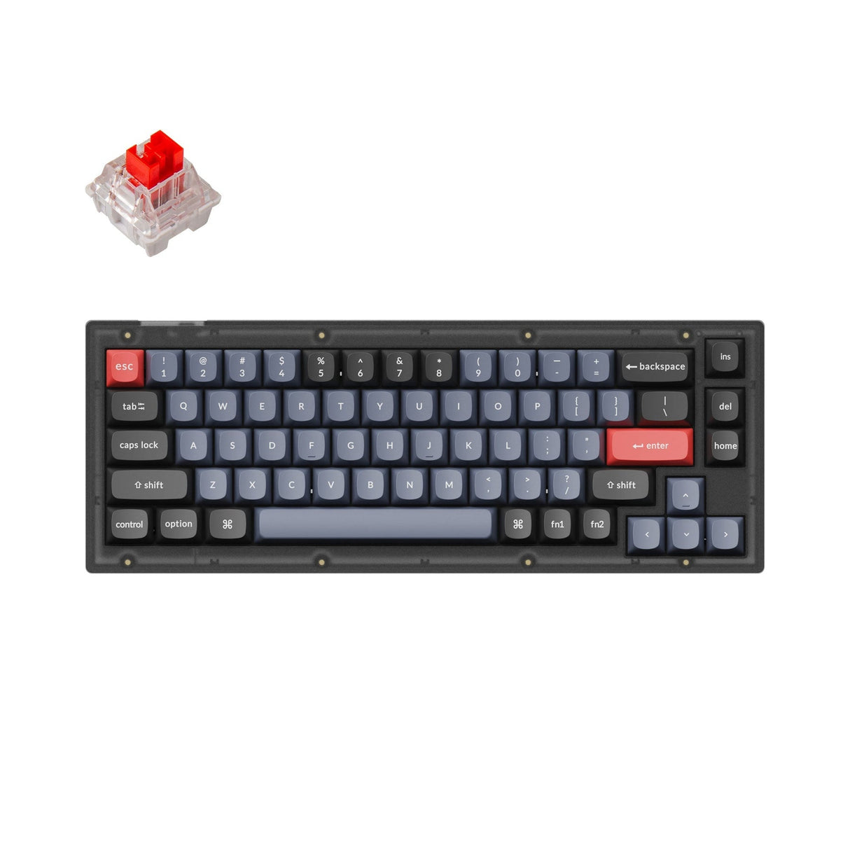 Teclado mecânico personalizado Keychron V2 QMK (layout ANSI dos EUA)