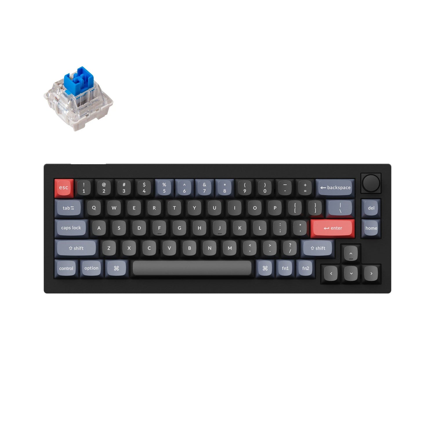 Teclado mecânico personalizado Keychron V2 QMK (layout ANSI dos EUA)