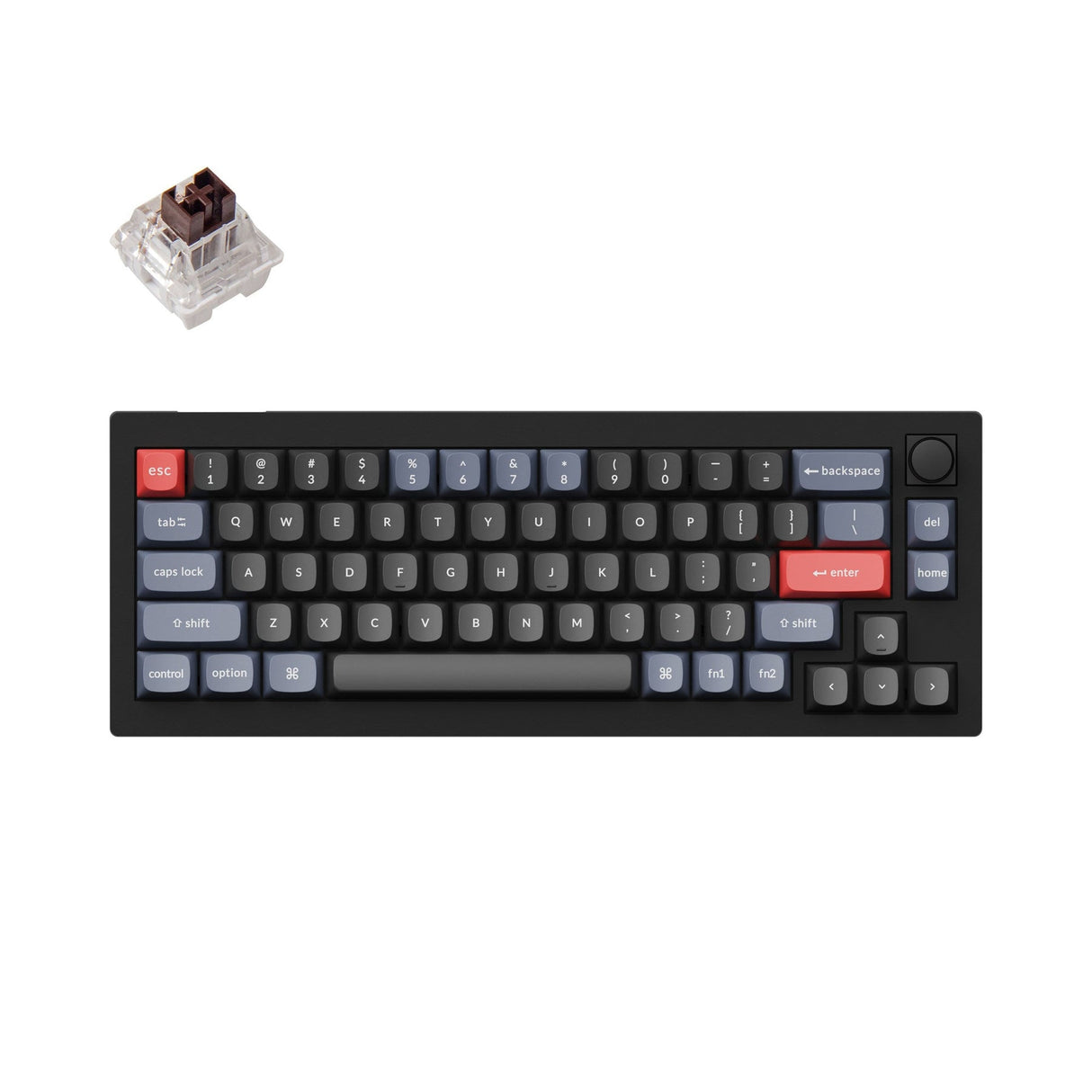 Teclado mecânico personalizado Keychron V2 QMK (layout ANSI dos EUA)