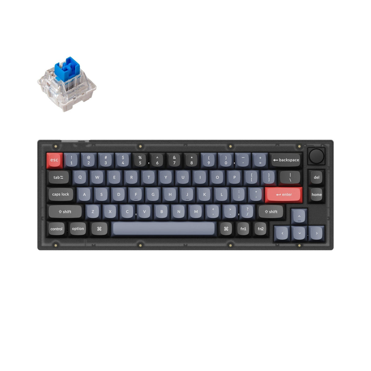 Teclado mecânico personalizado Keychron V2 QMK (layout ANSI dos EUA)