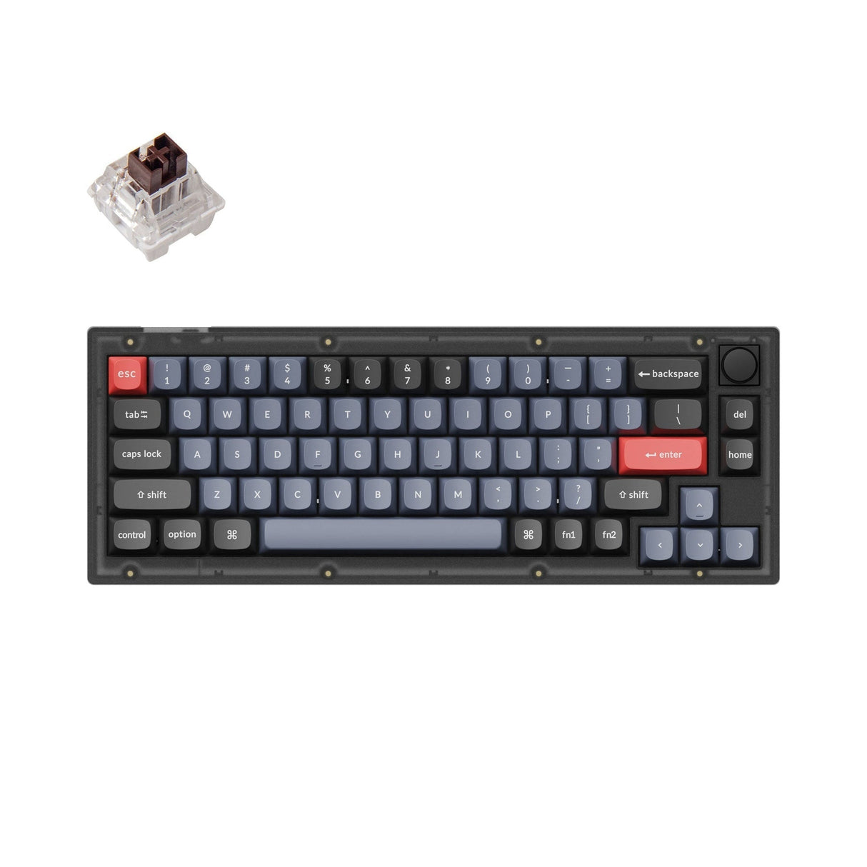 Teclado mecânico personalizado Keychron V2 QMK (layout ANSI dos EUA)