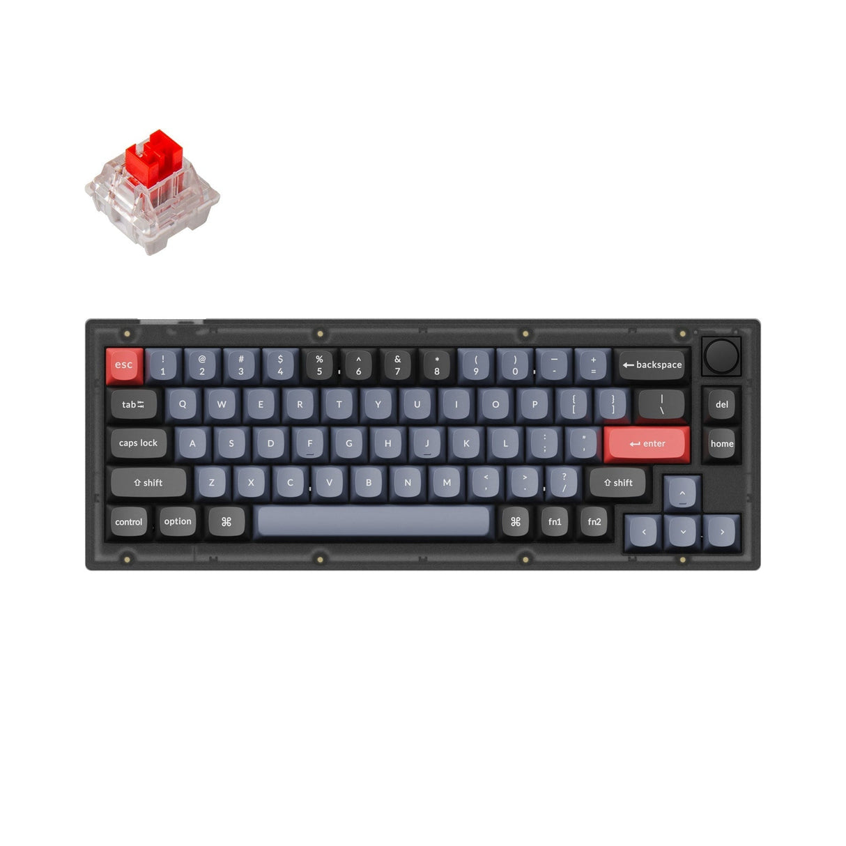 Teclado mecânico personalizado Keychron V2 QMK (layout ANSI dos EUA)
