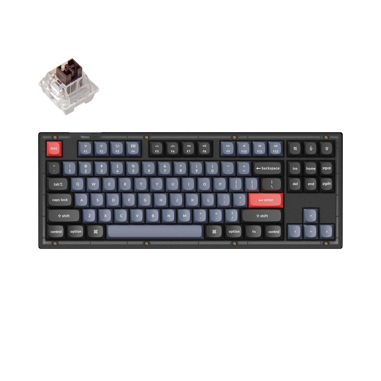 Teclado mecánico personalizado Keychron V3 QMK (diseño ANSI de EE. UU.)
